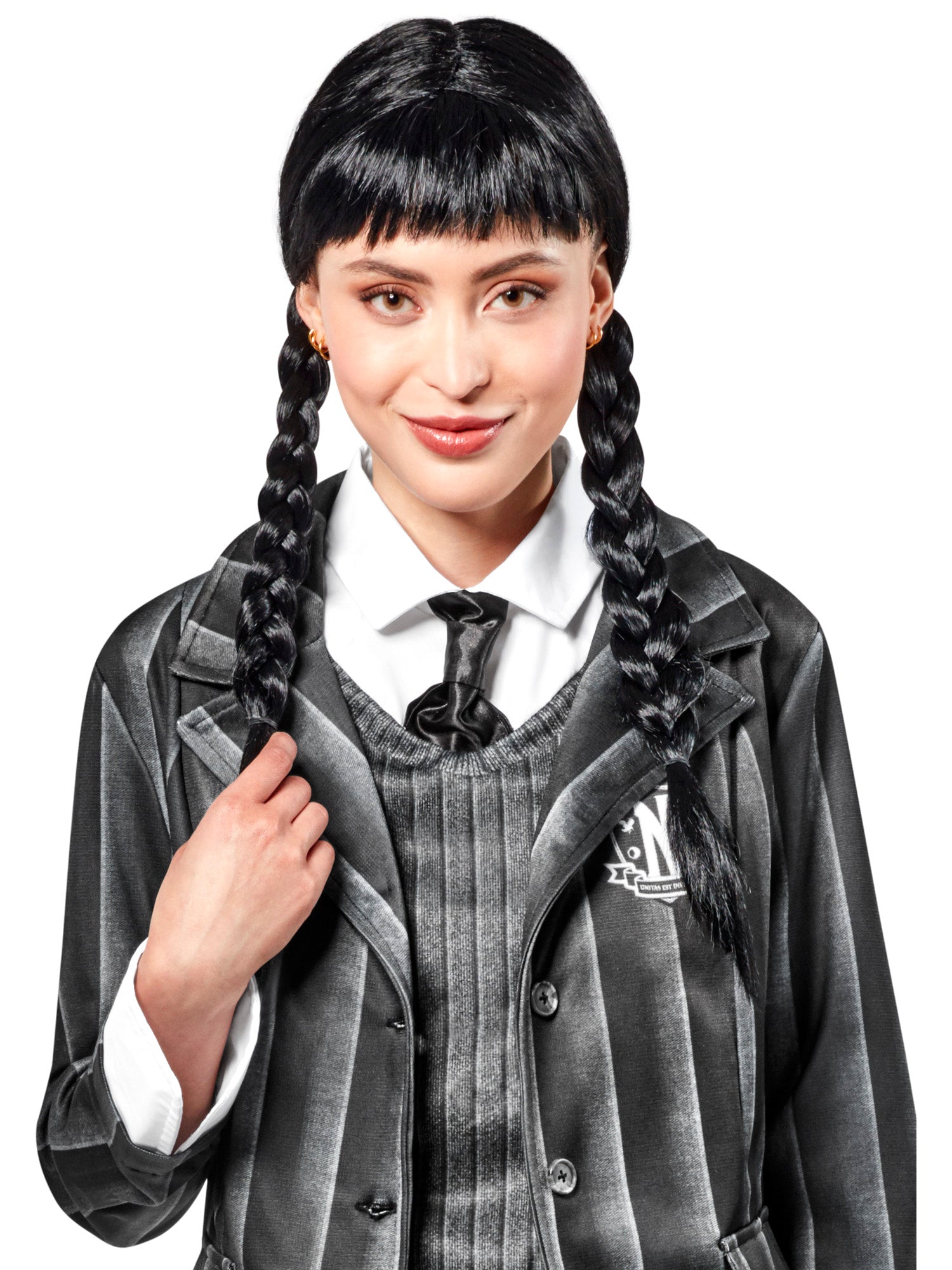 Wednesday Addams Volwassenenpruik