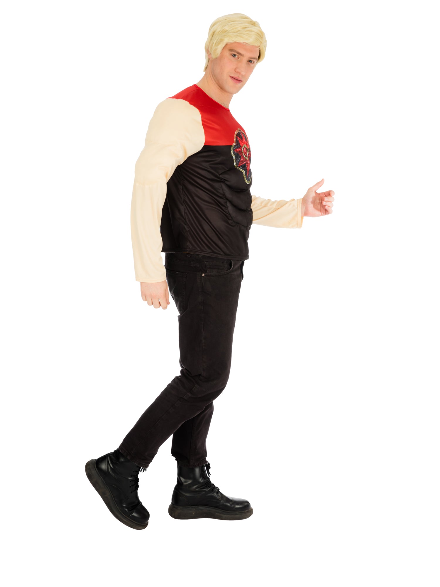 Gespierd Flash Godon kostuum