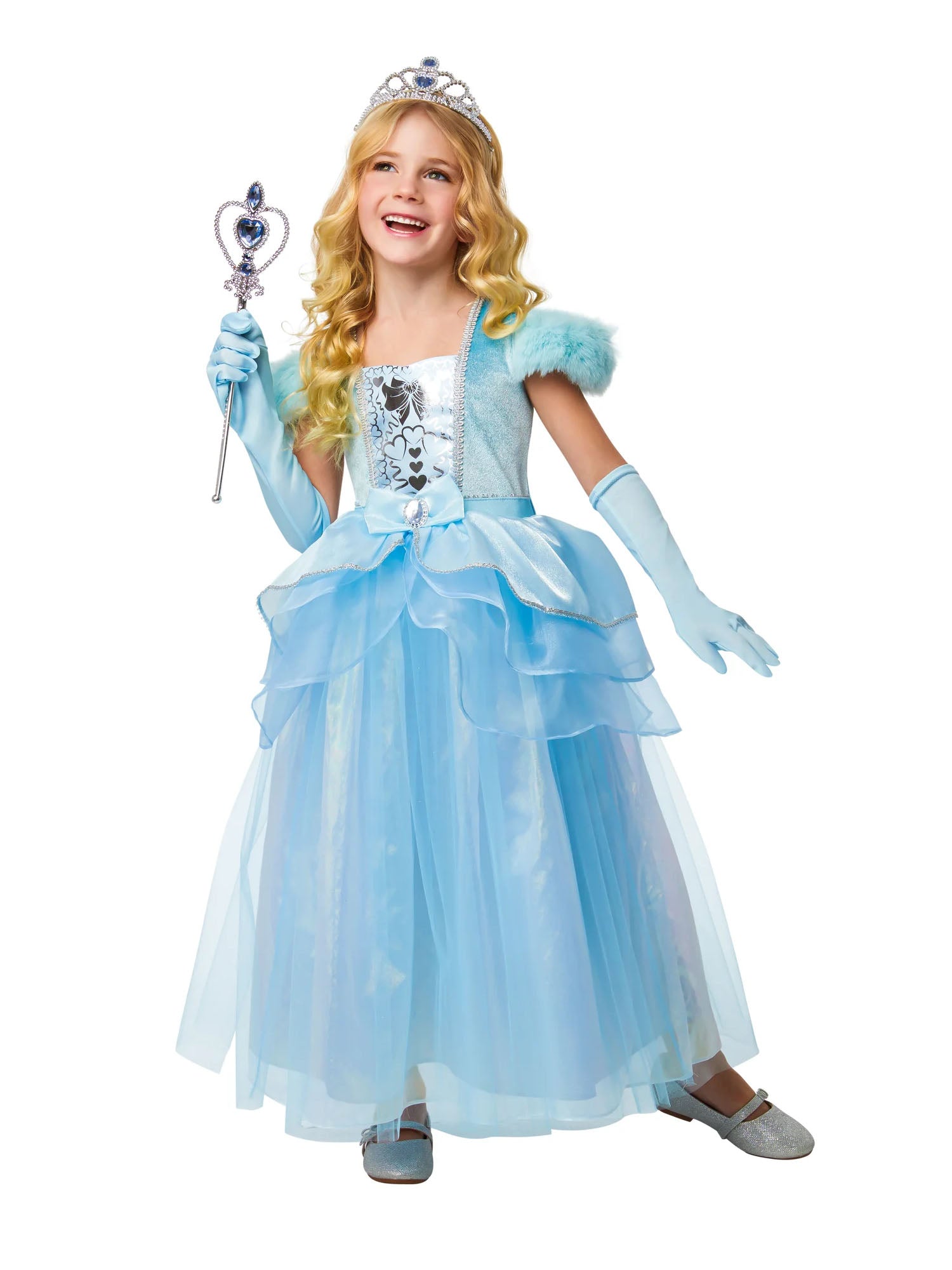Blauwe Prinses Kinderkostuum