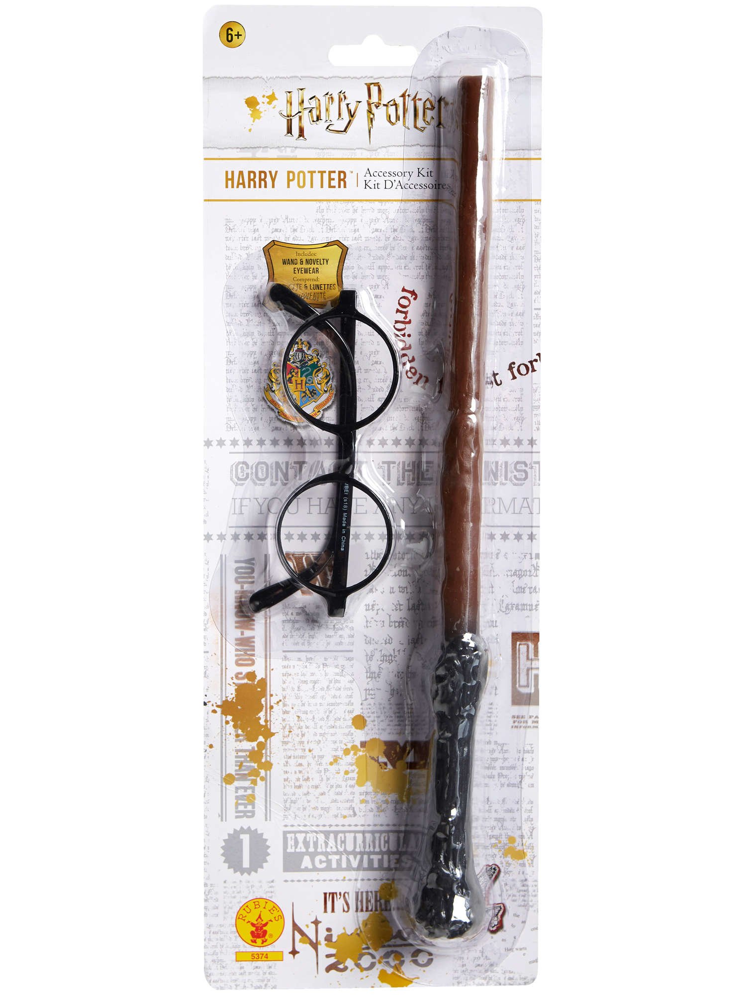Harry Potter toverstok & bril accesoire set