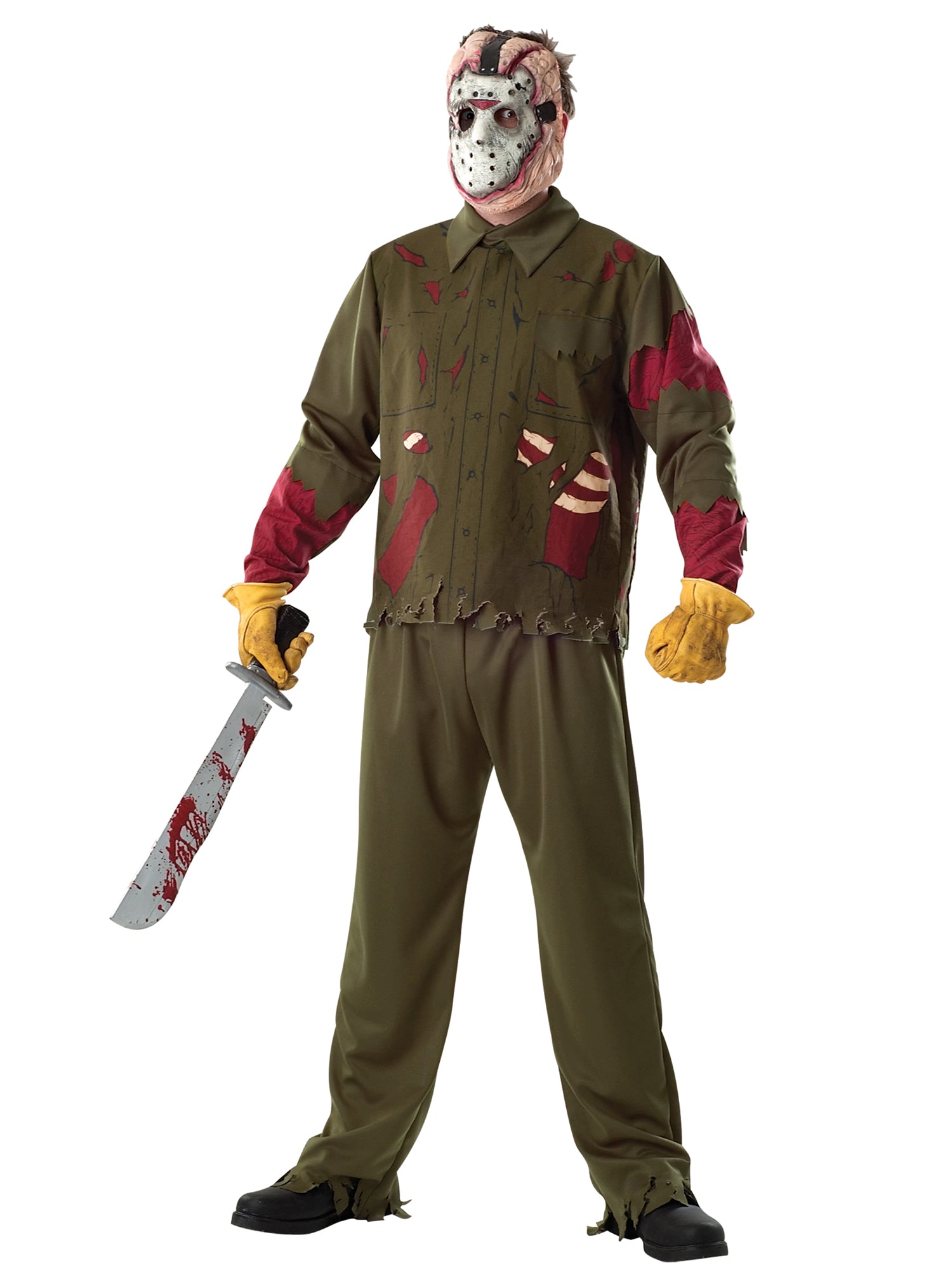 Adult Deluxe Jason Voorhees Kostuum