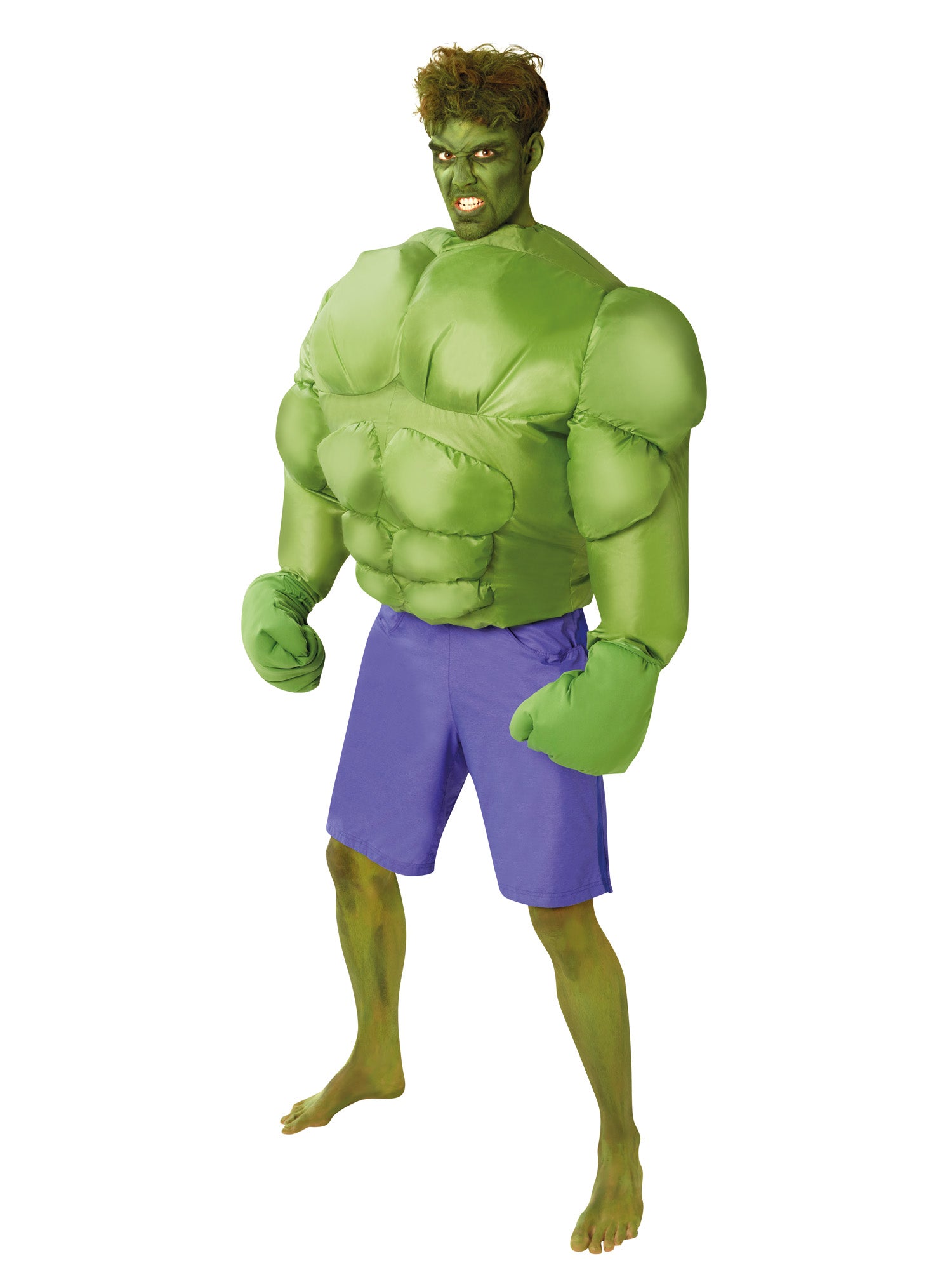 Opblaasbaar Hulk kostuum