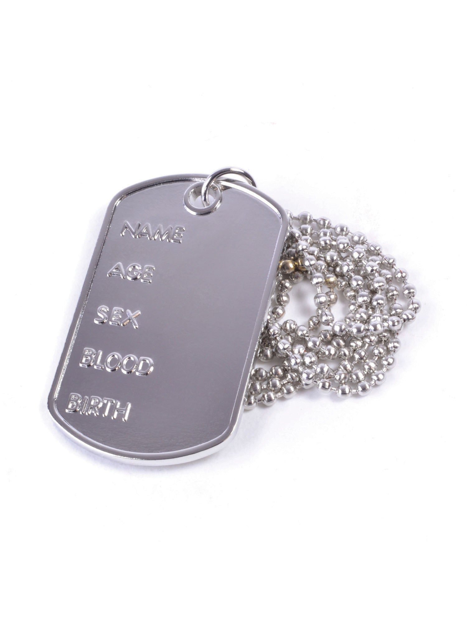 Dog Tag Ketting Kostuumaccessoire