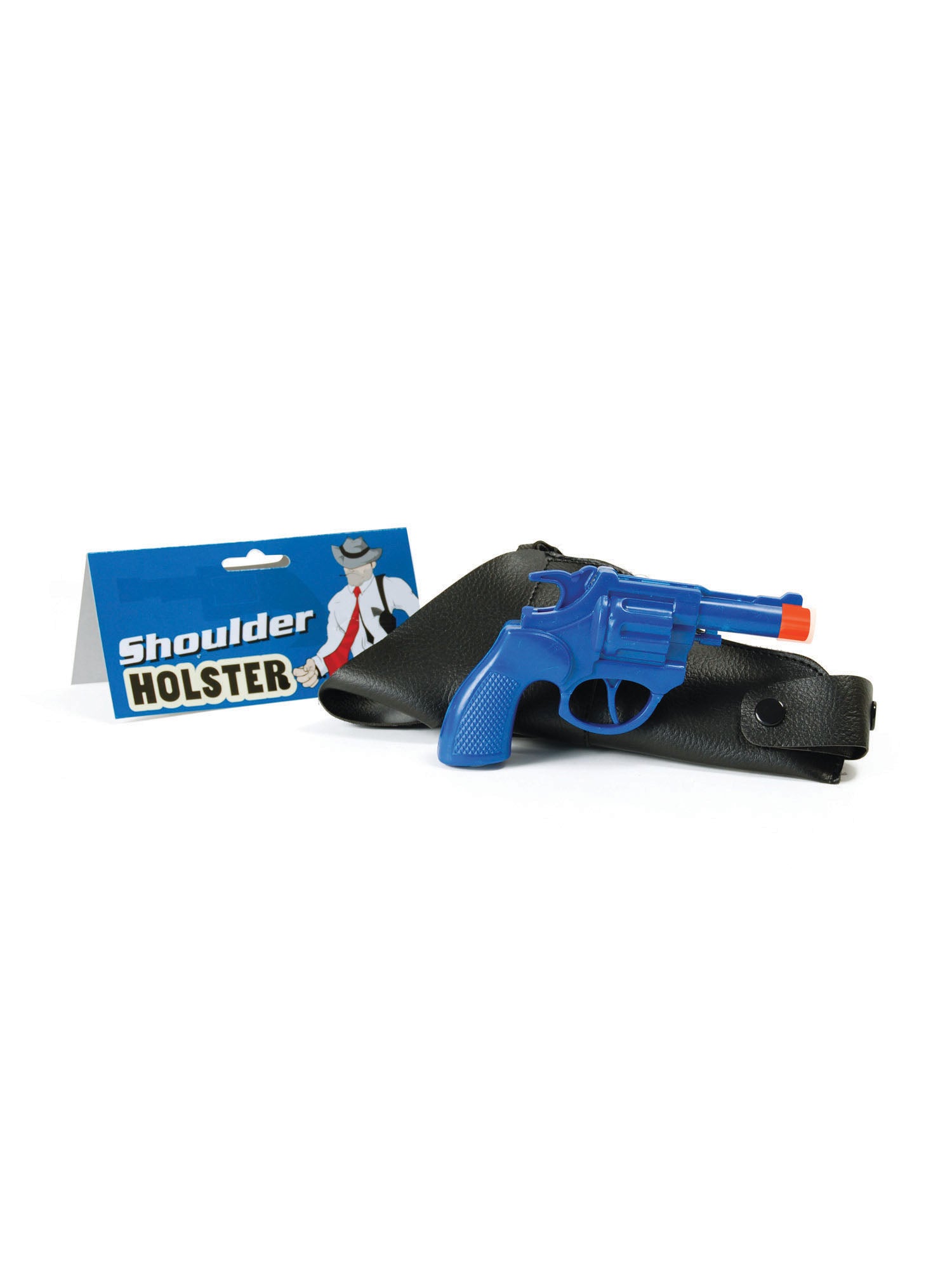 Gangster Schouderholster met Pistool Kostuumaccessoire
