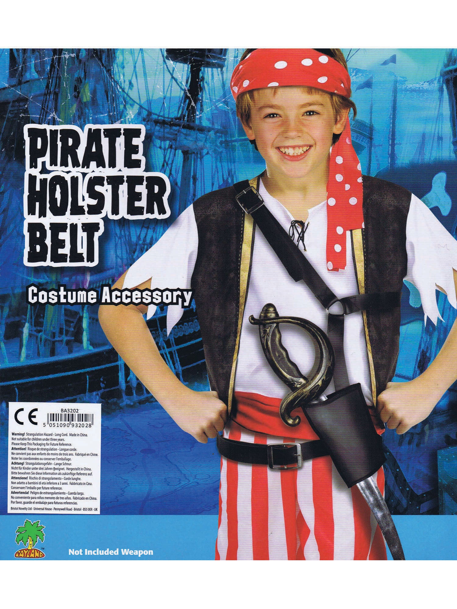 Piratenholster met Riem Kostuumaccessoire