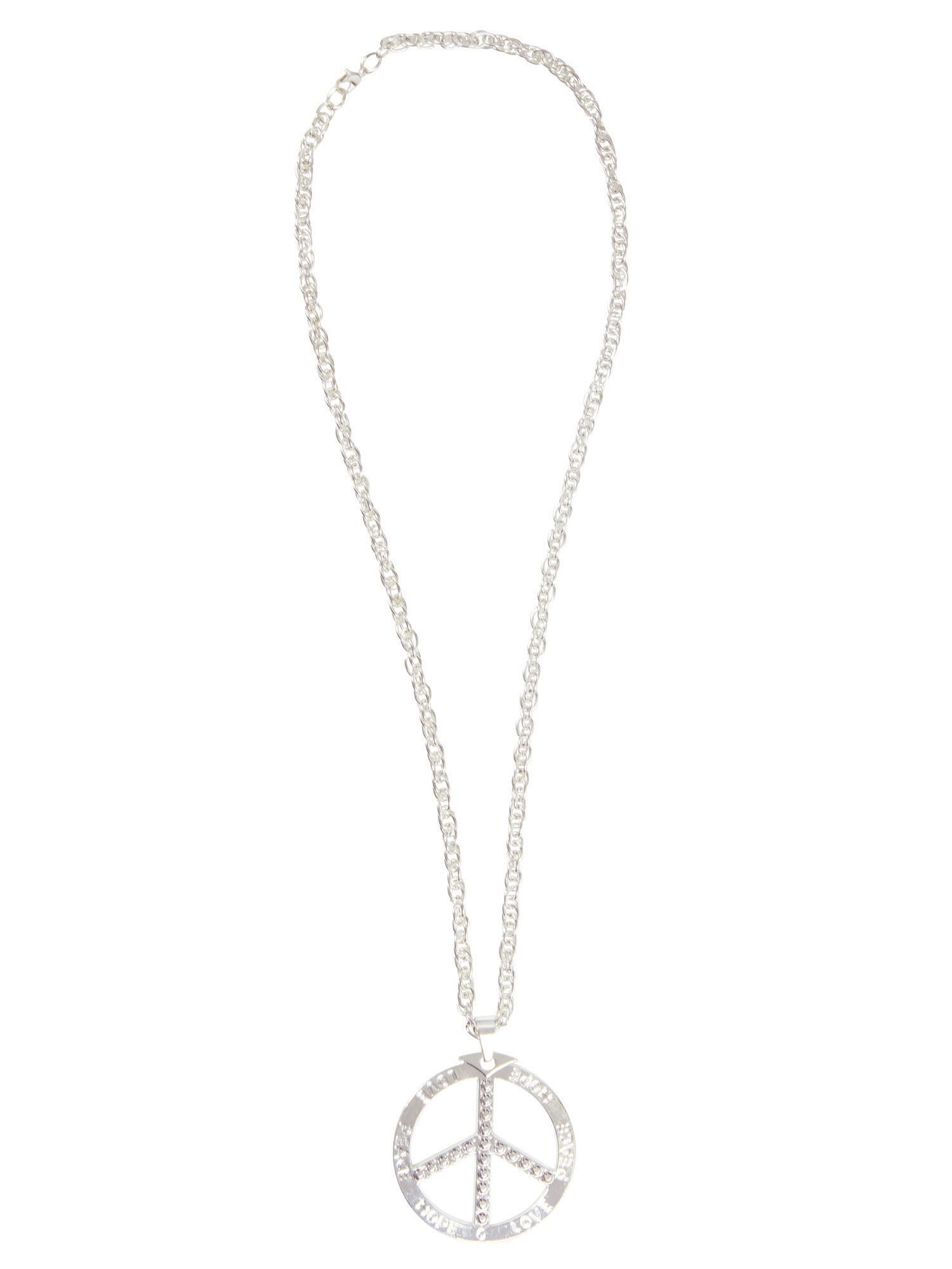 Peace Teken Ketting Kostuumaccessoire