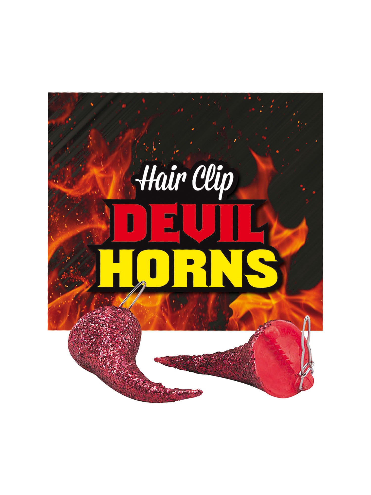 Duivelshoorntjes Haarklemmen Kostuumaccessoire