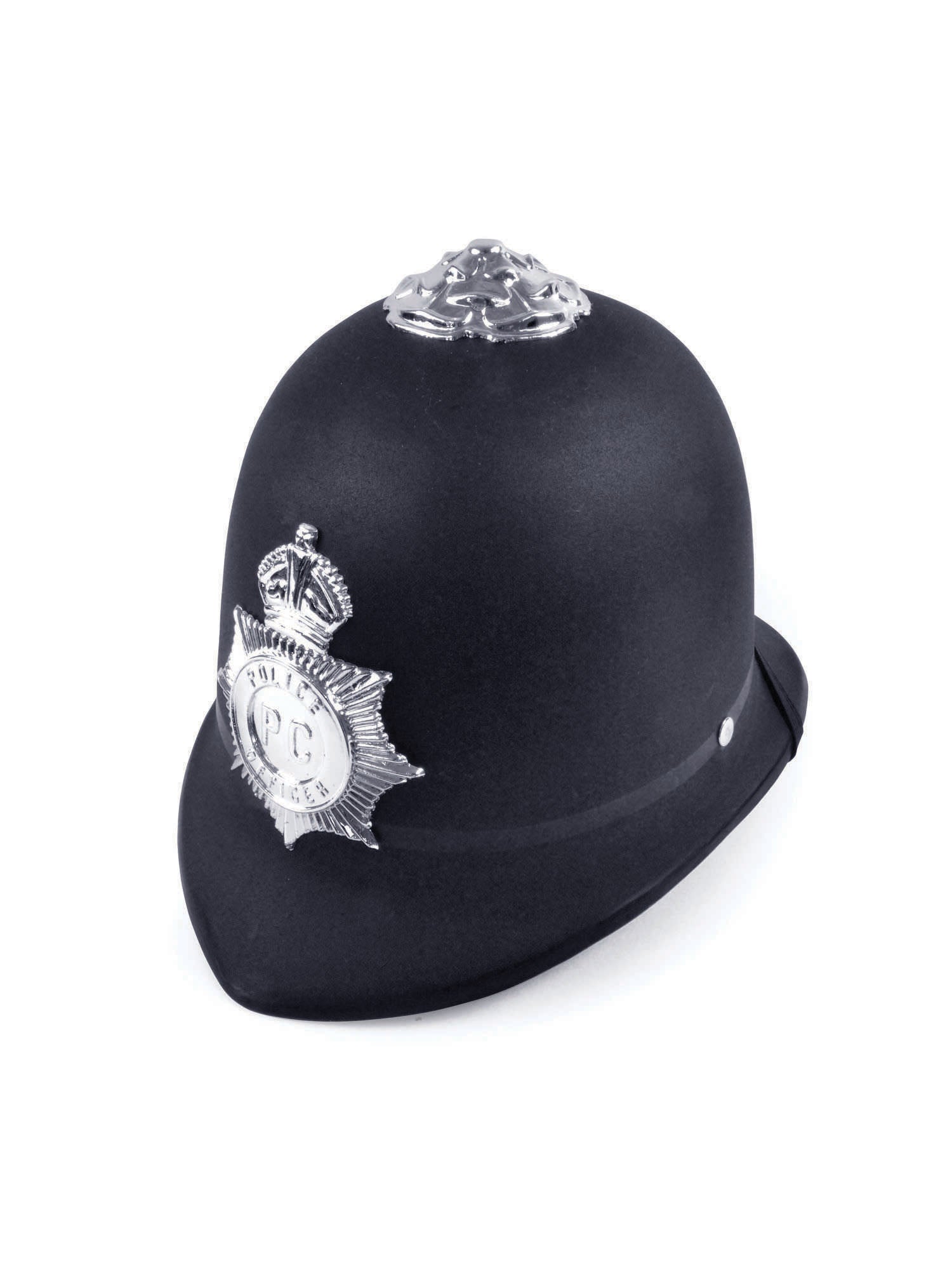 Politiehelm van hard plastic