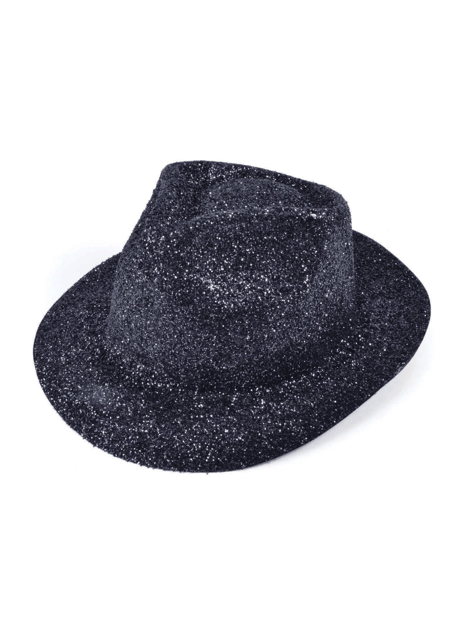 Zwarte Glitter Trilby