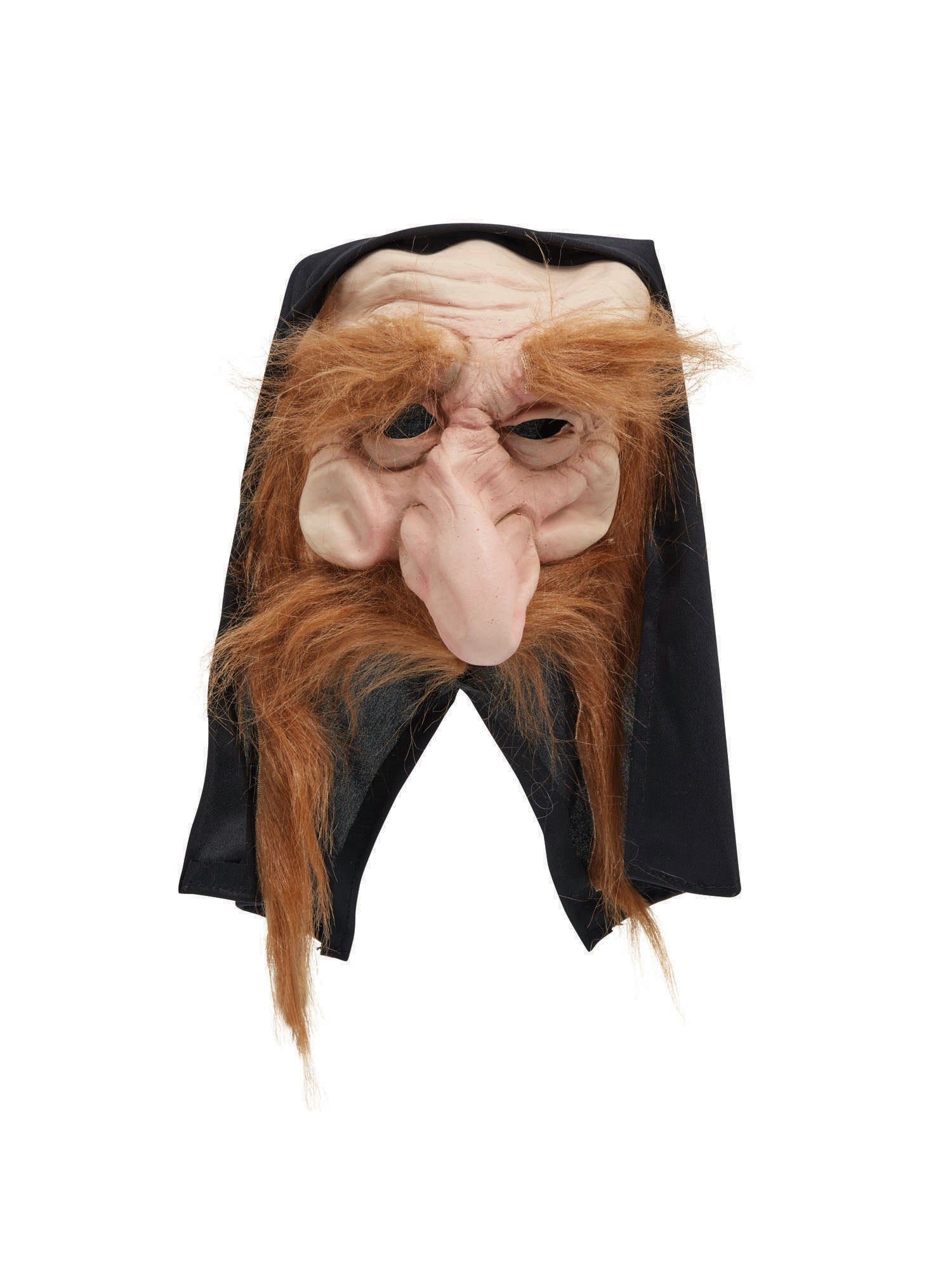Bruine Kaboutermasker met Kap & Baard