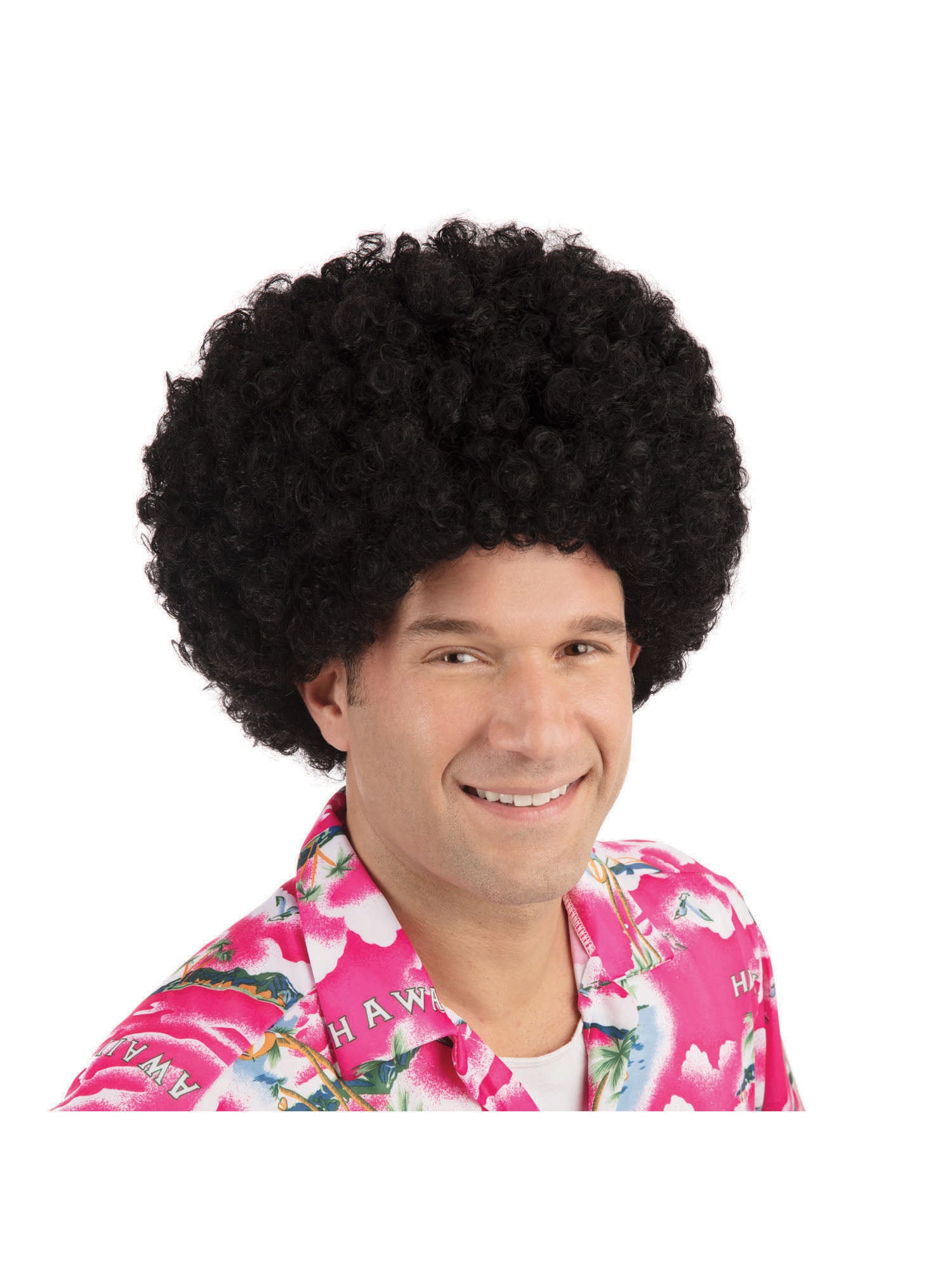 Zwarte Jumbo Afro Pruik
