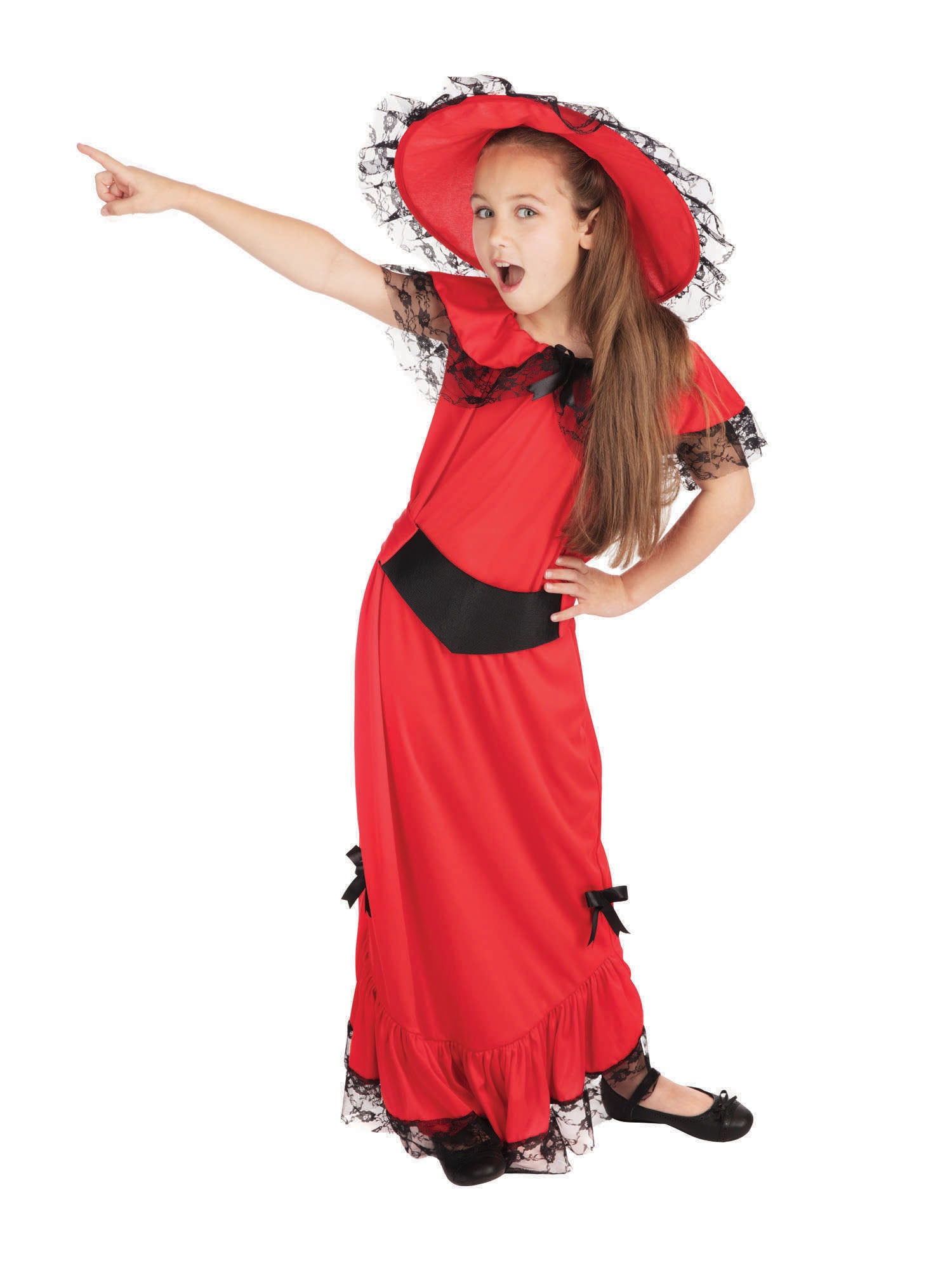 Kinderkostuum Scarlet O'Hara