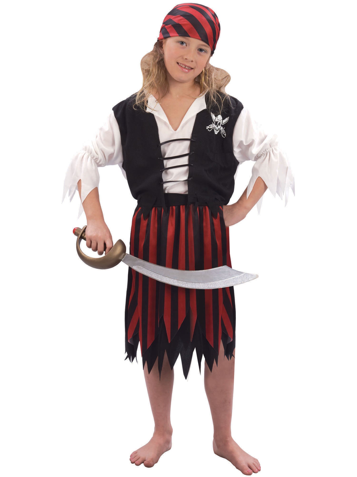 Kinderkostuum Piratenmeisje