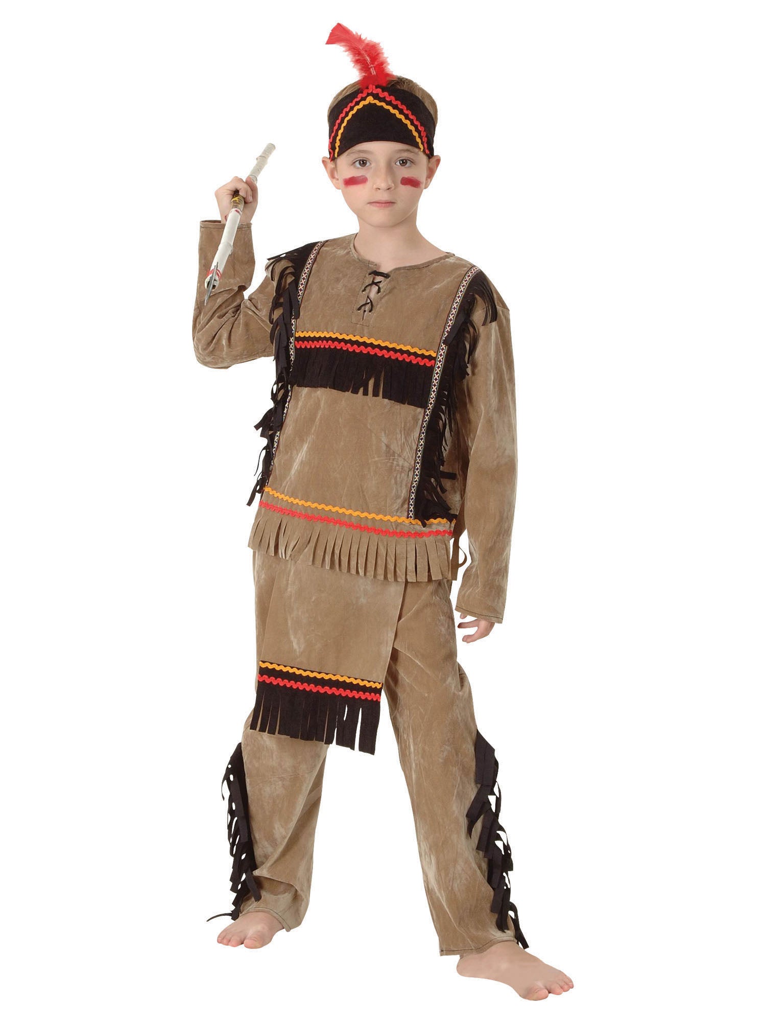 Kinderkostuum Indianenjongen Deluxe