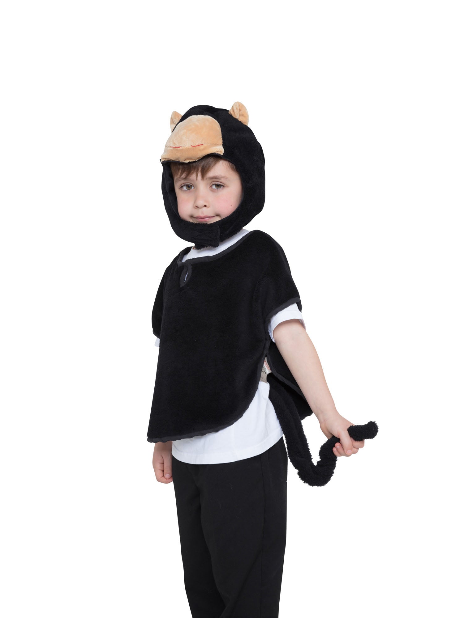 Kinderkostuum Aap Tabbert met Capuchon en Staart
