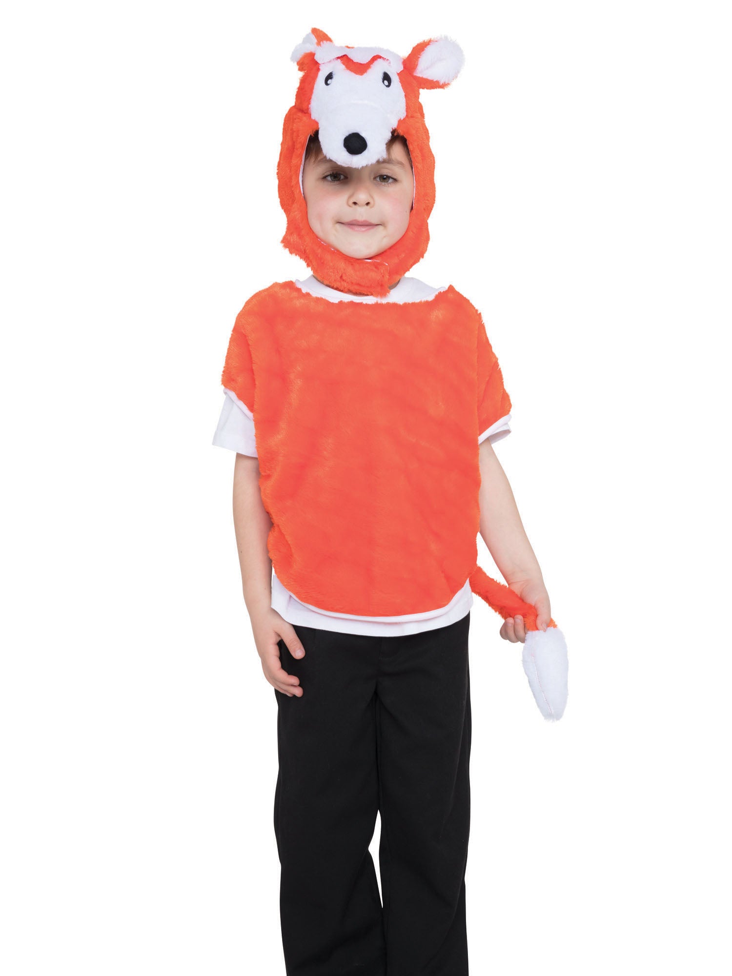 Kinderkostuum Vos Tabbert met Capuchon en Staart