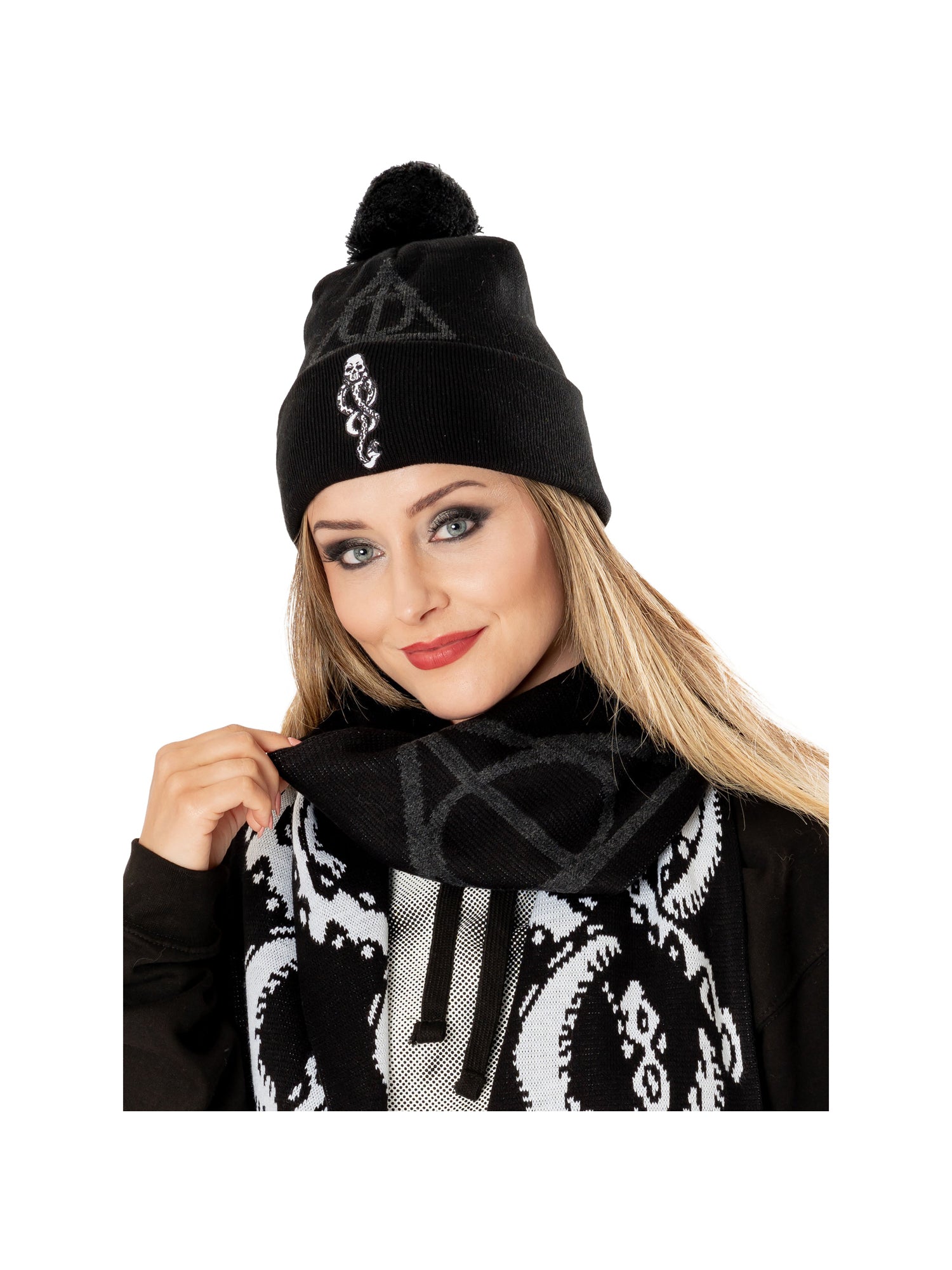 Zwarte De Duistere Tekens Beanie