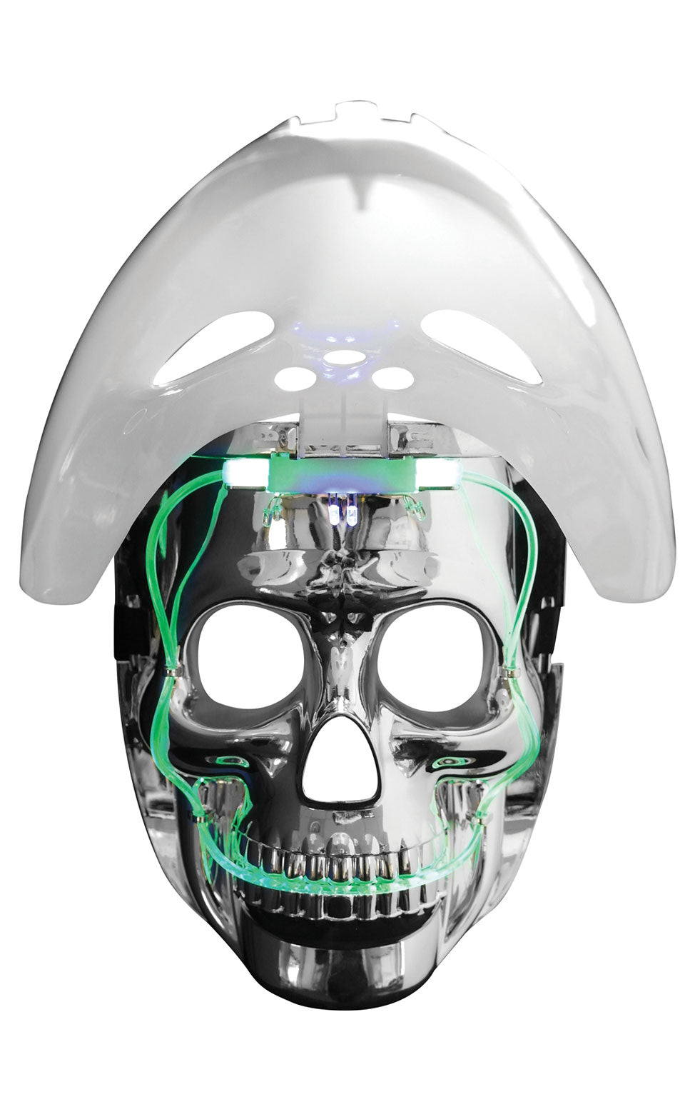 Wit Glow-in-the-dark Hockeymasker