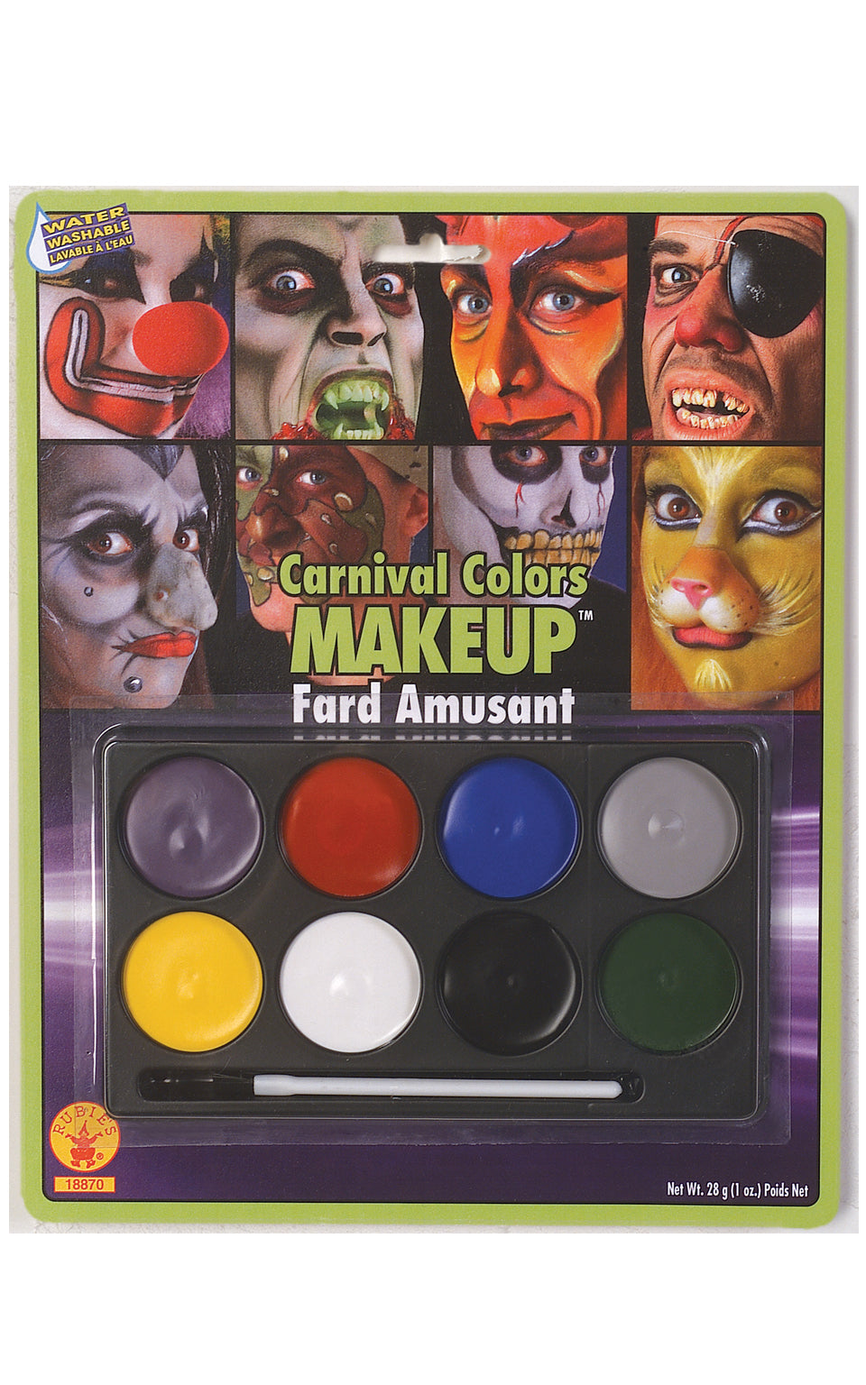 Carnaval Kleur Make-up Palet
