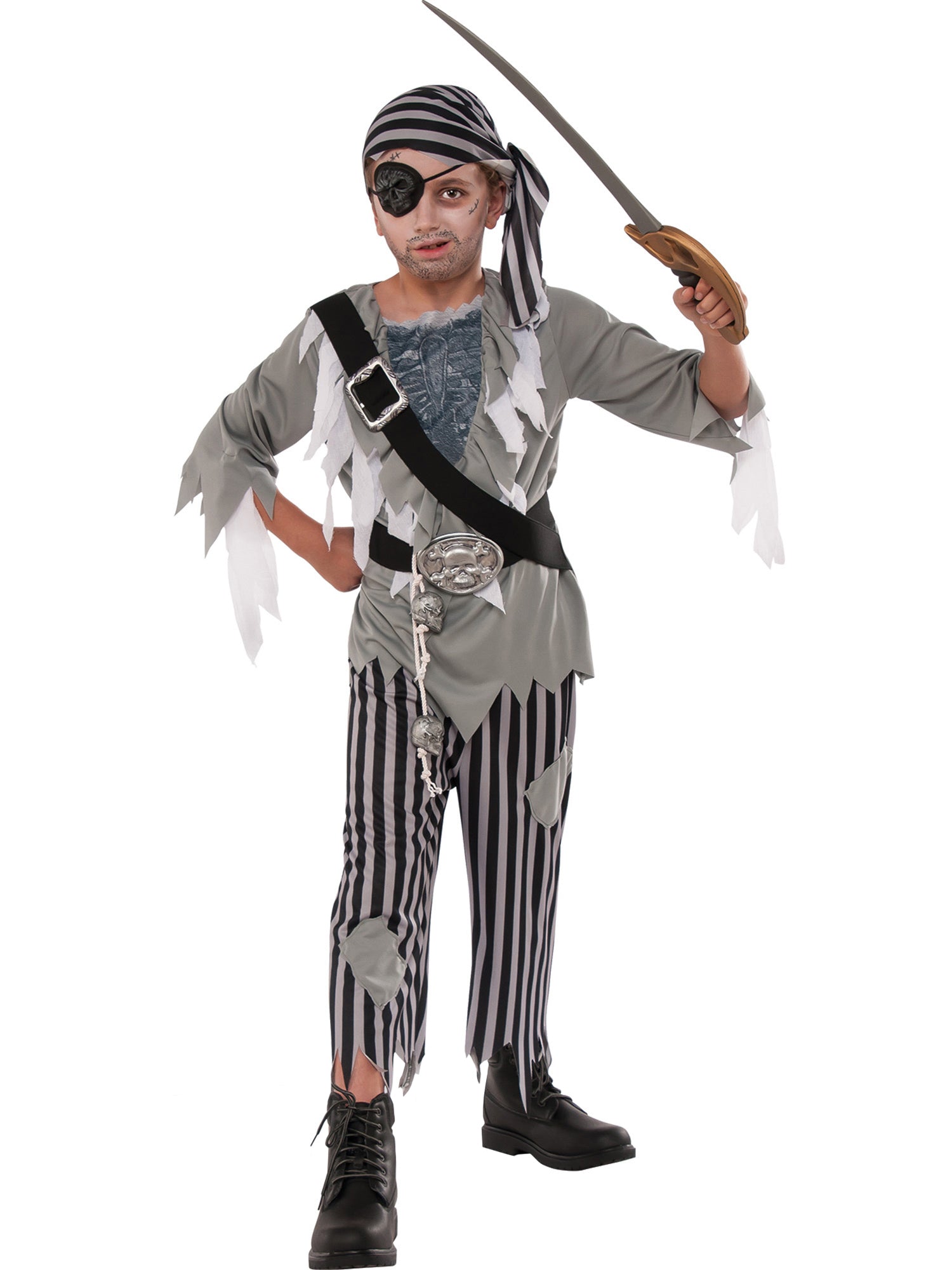 Kinderkostuum Spookpiratenjongen