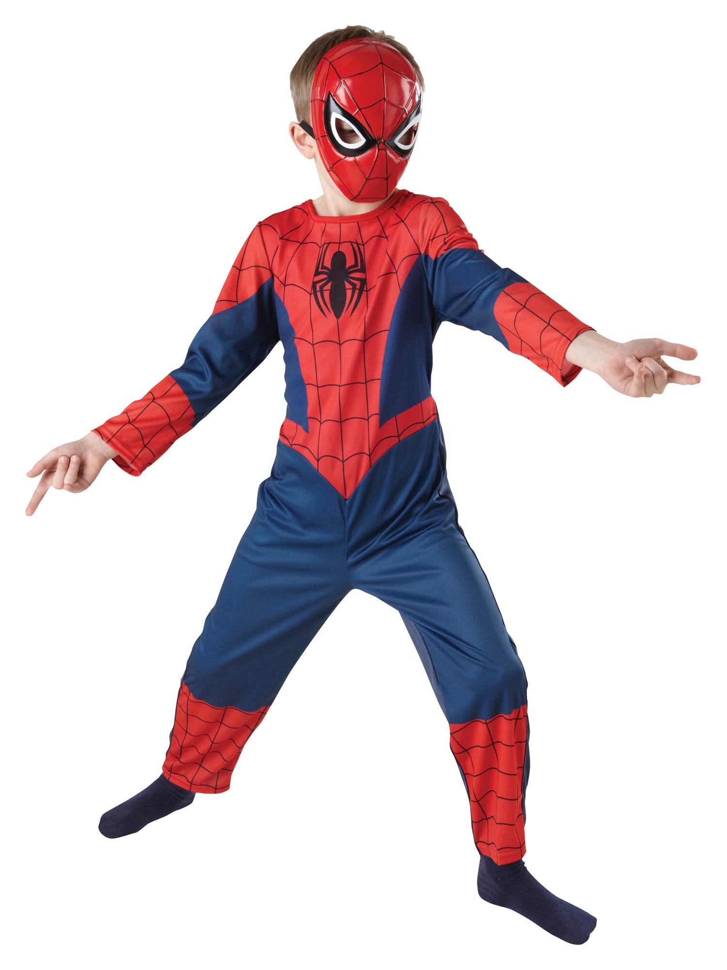 Spiderman 1/2 voorgevormd masker