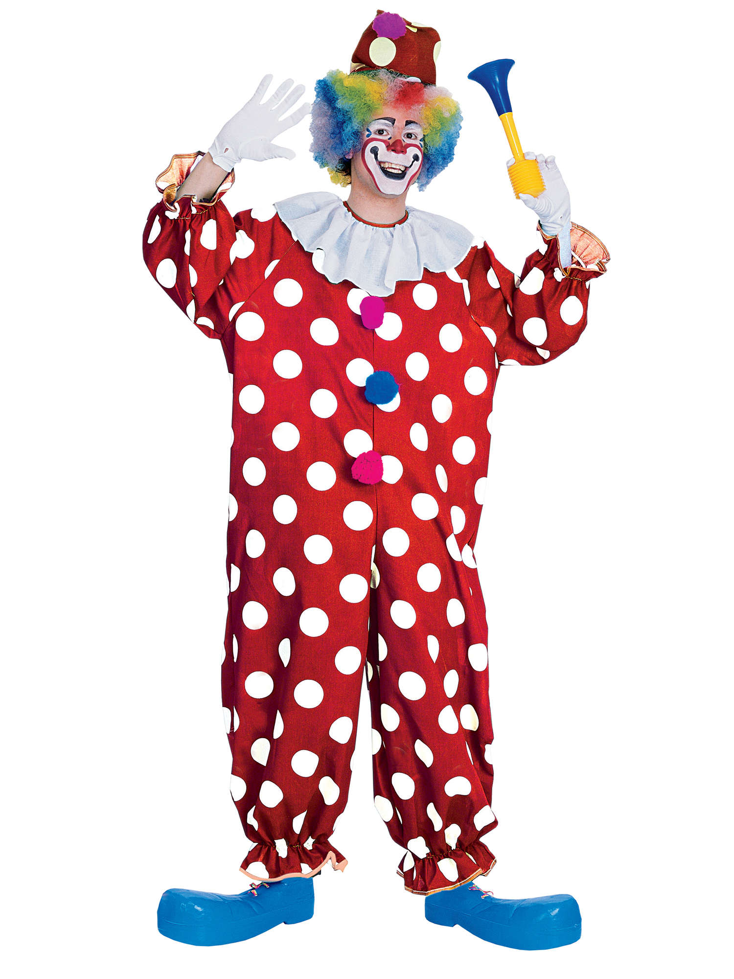 Volwassenenkostuum Gestippelde Clown
