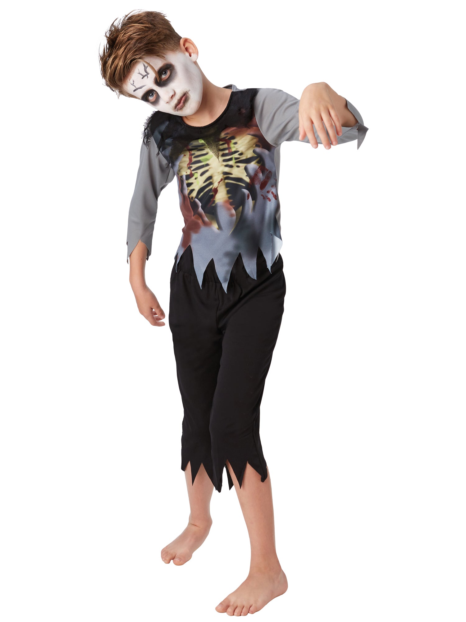 Zombie jongens Kinderkostuum