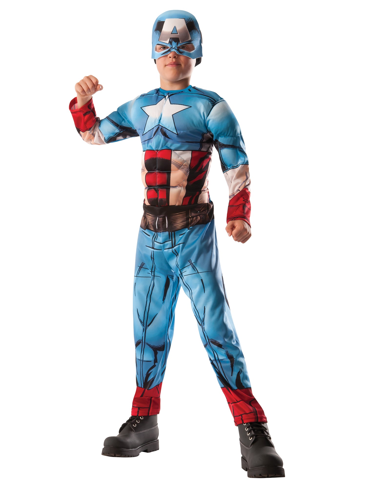 Omkeerbare Hulk en Captain America kostuum