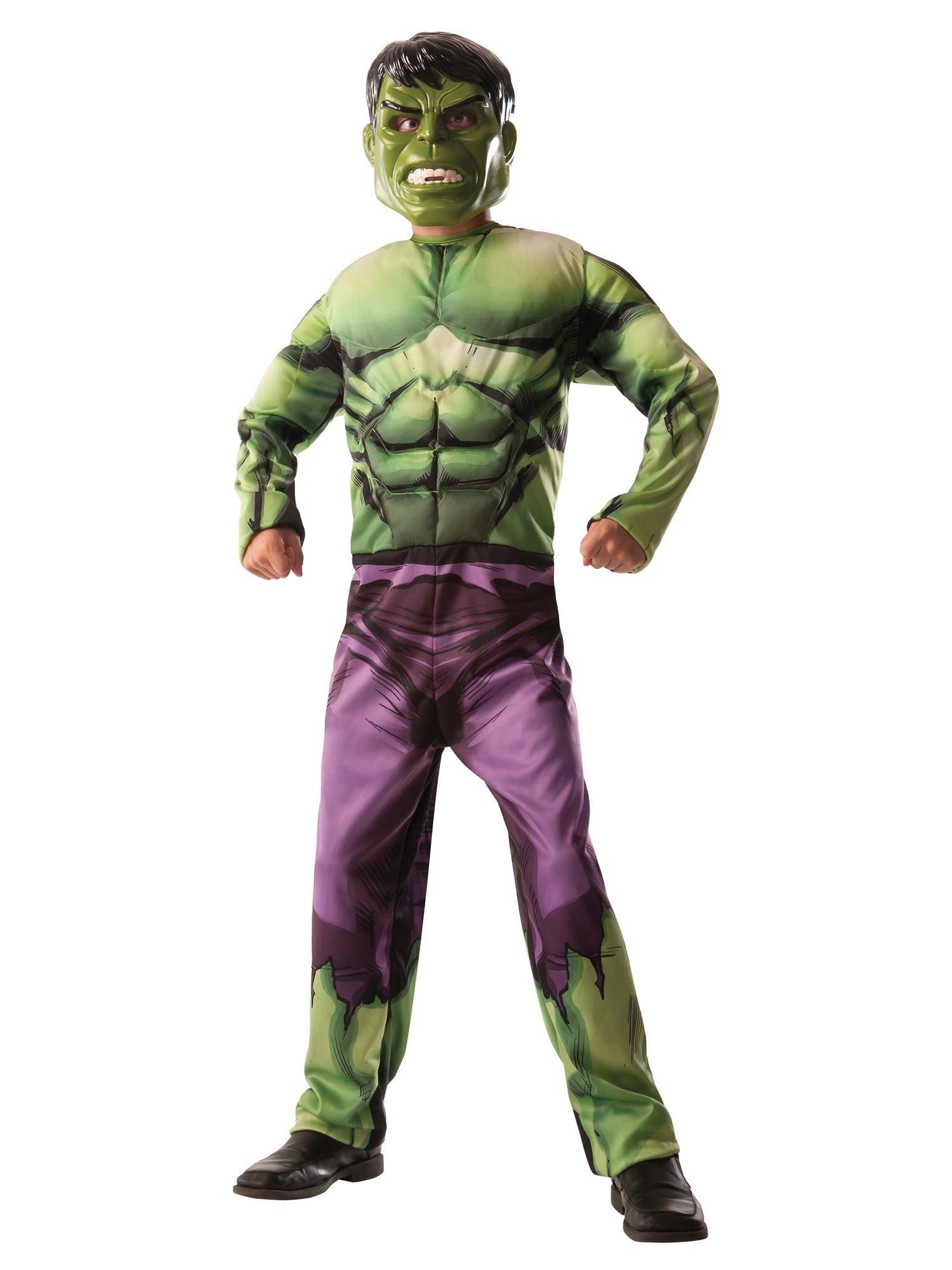 Omkeerbare Hulk en Captain America kostuum