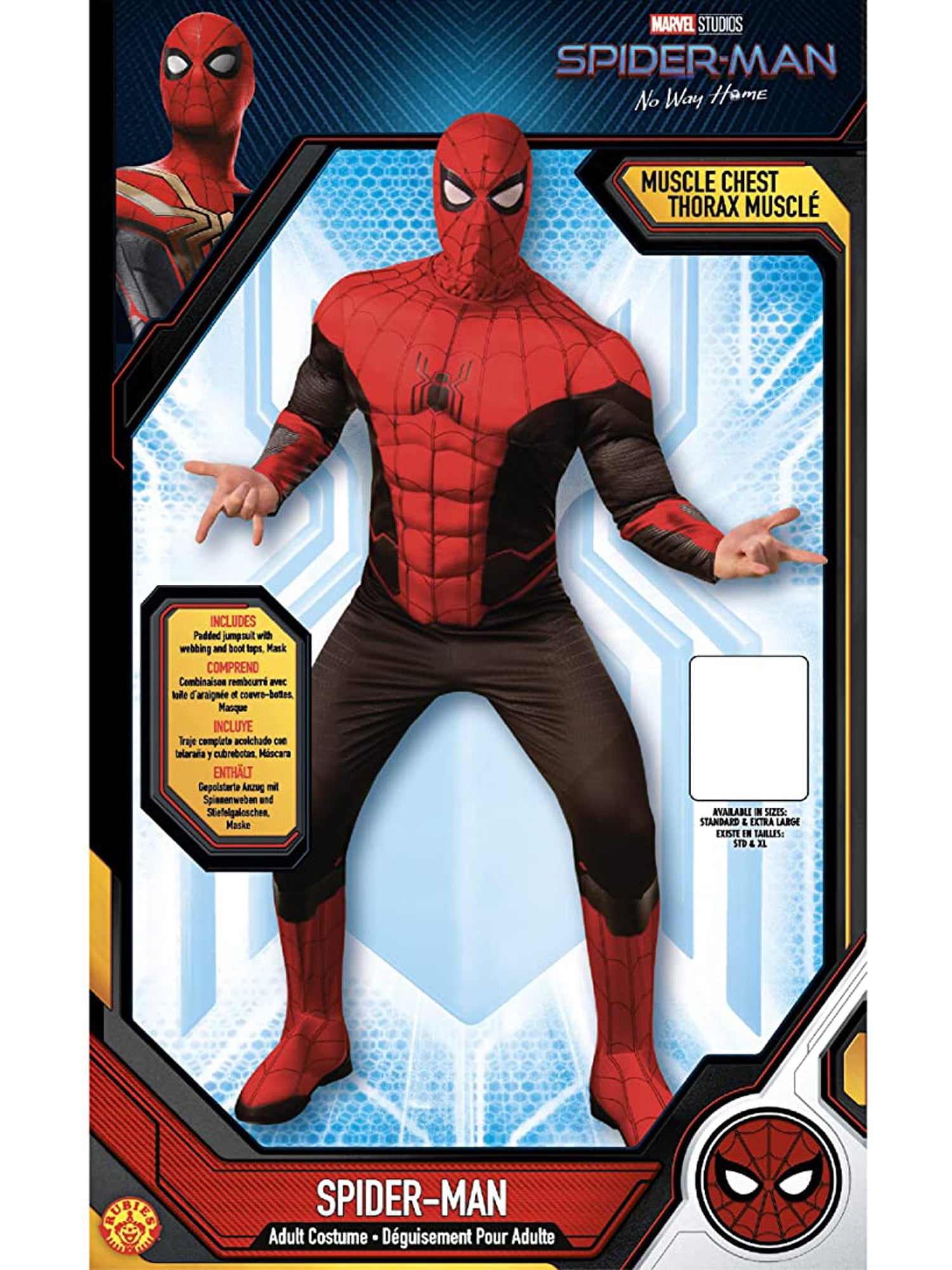 Deluxe Spider Man Red and Black kostuum