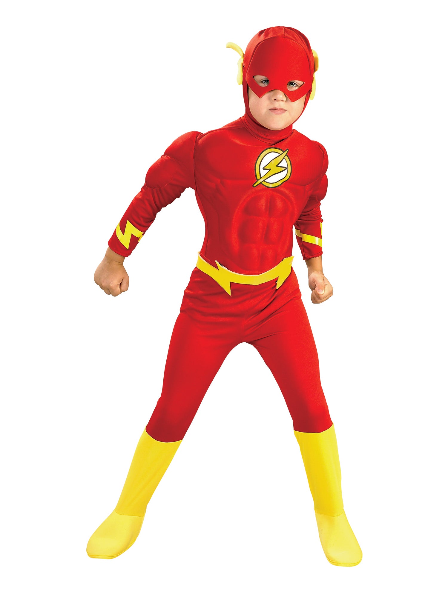 Deluxe voorgevormd Flash kostuum