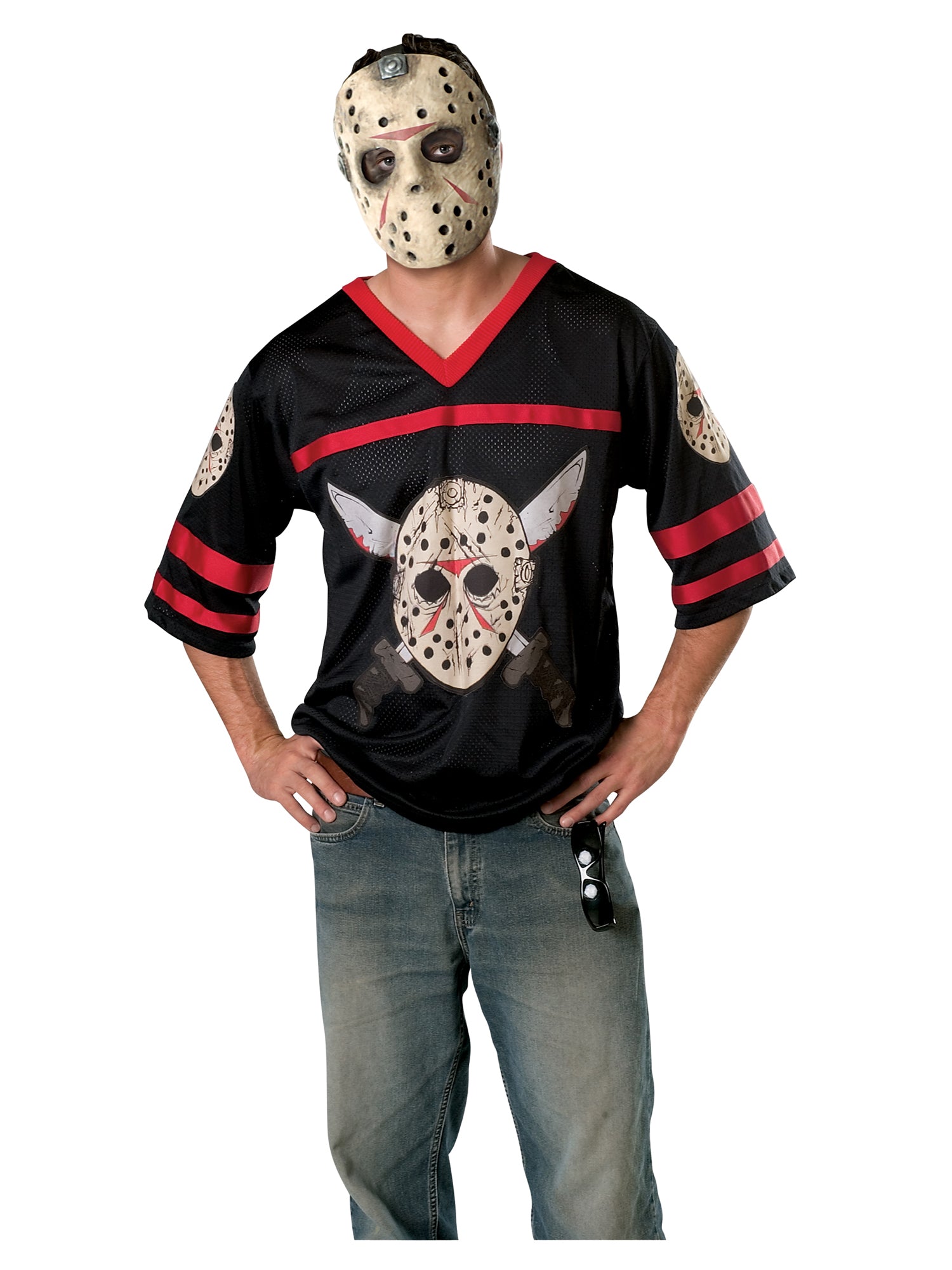 Volwassen Jason Hockey Shirt Kostuum