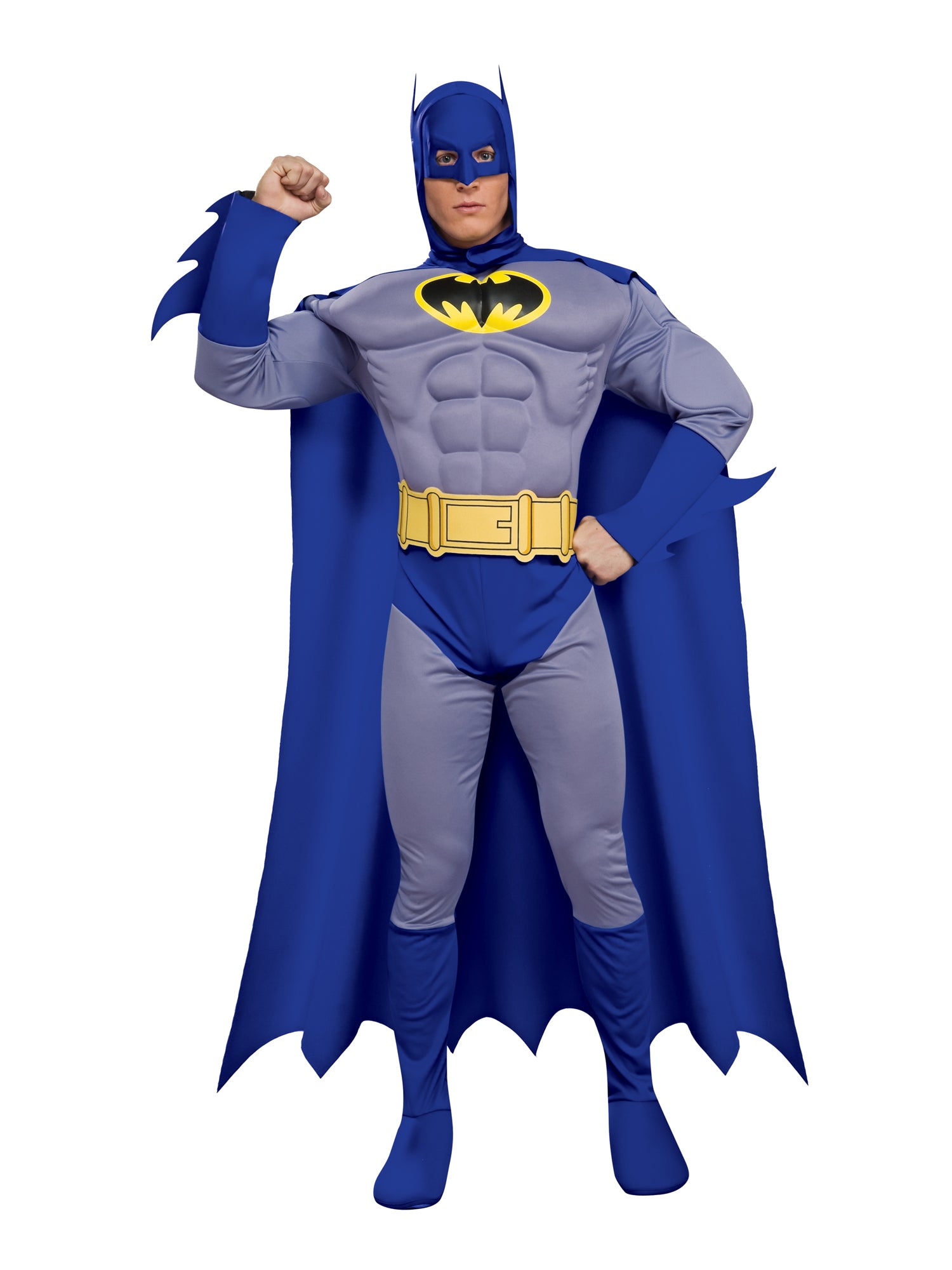 Deluxe Batman-kostuum met gespierde borst