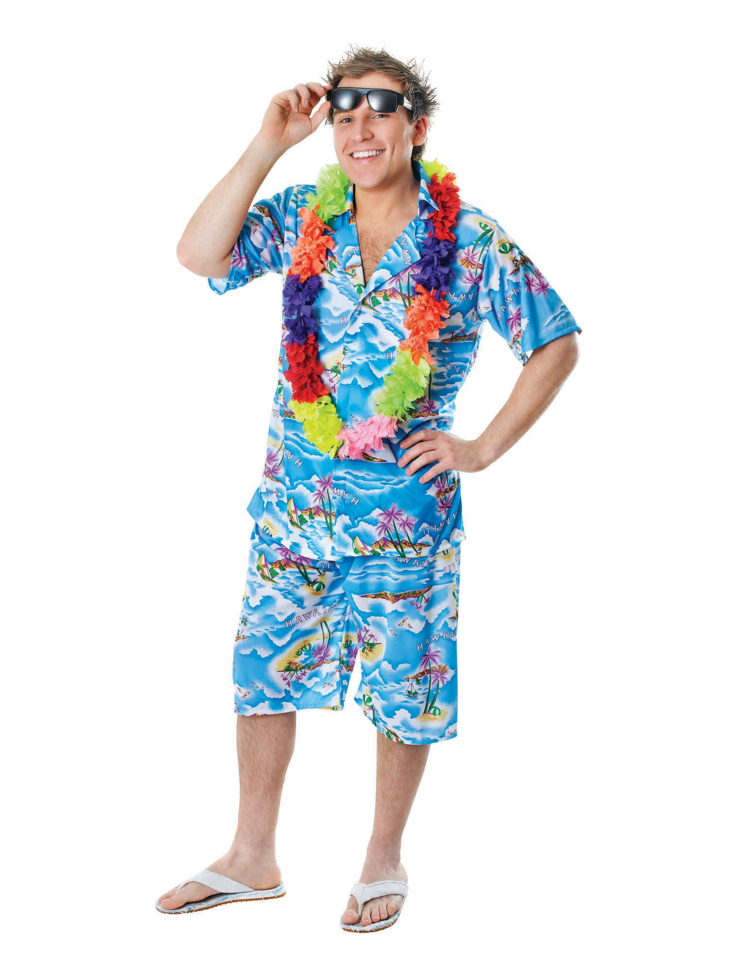 Volwassenenkostuum Hawaiiaanse Polo Set