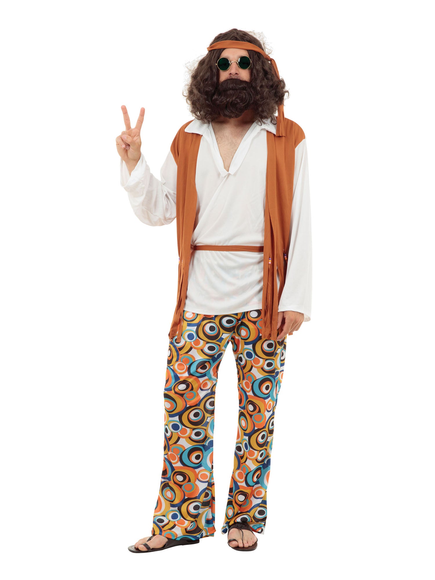 Volwassenenkostuum Hippie Man