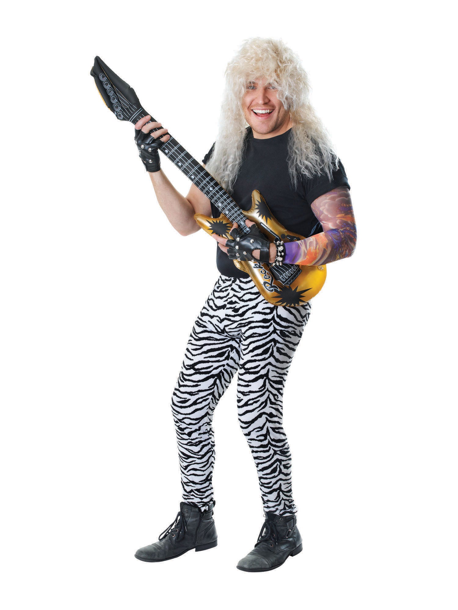 Volwassenenkostuum Rocker Zebraprint Broek