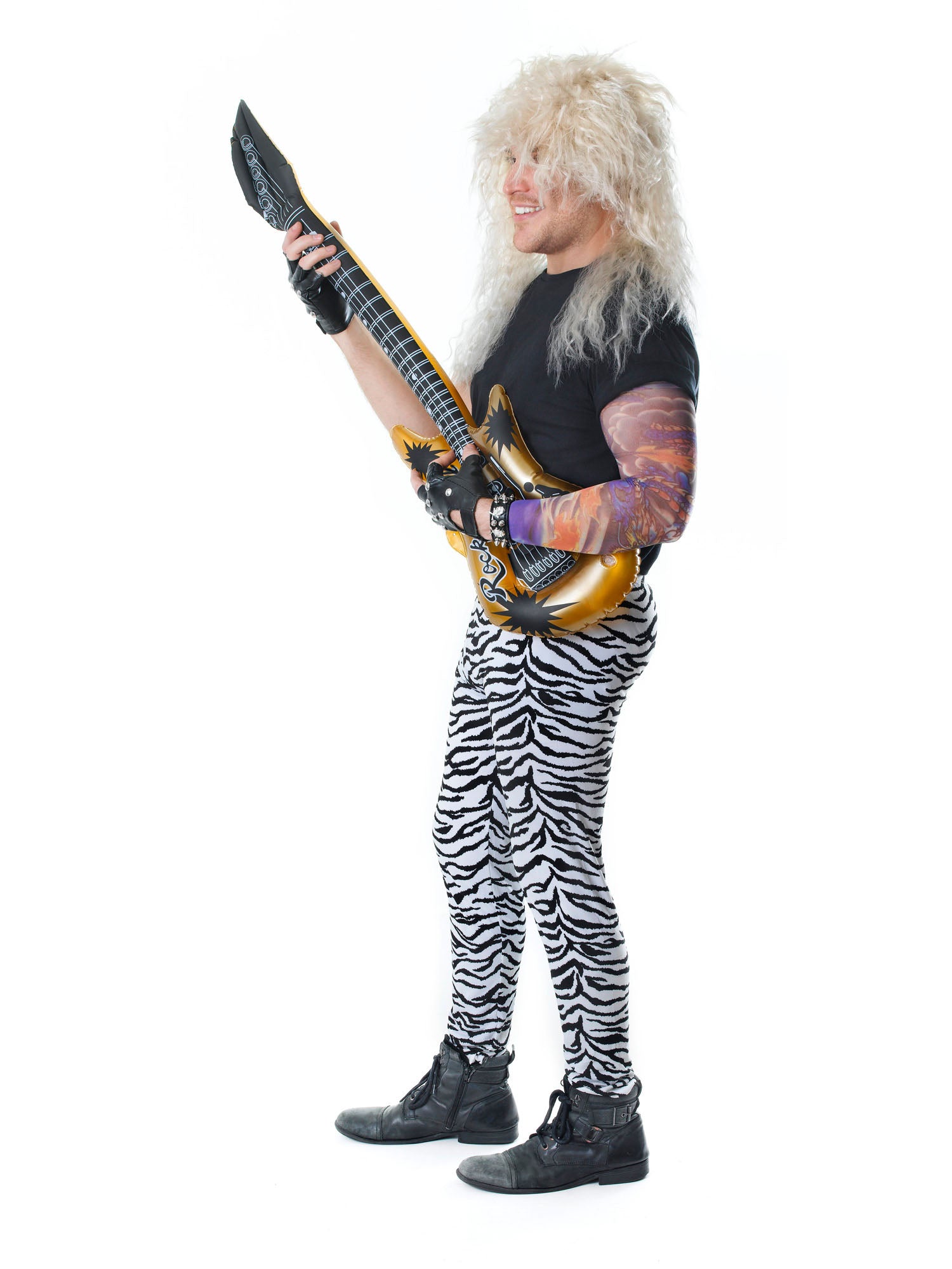 Volwassenenkostuum Rocker Zebraprint Broek