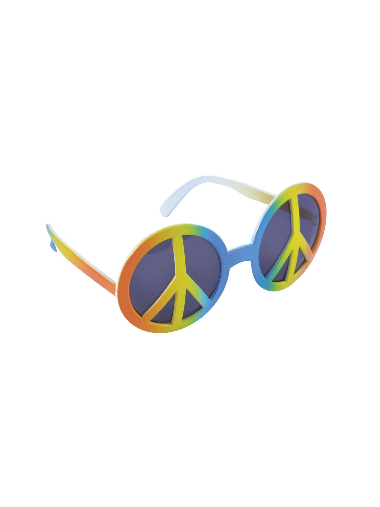 Regenboog Hippie Peace Bril Kostuumaccessoire