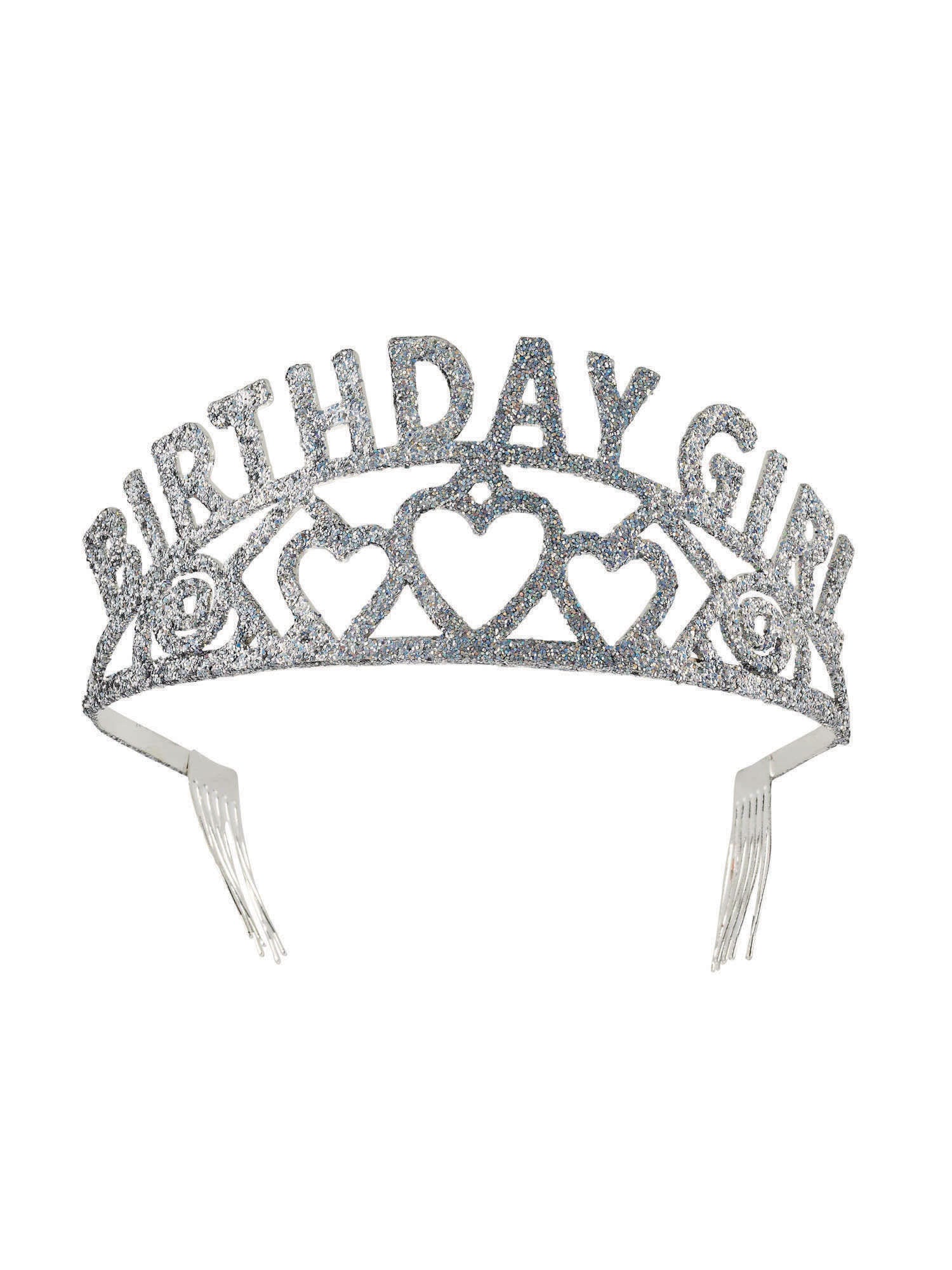 Birthday Girl Glitter Tiara Kostuumaccessoire