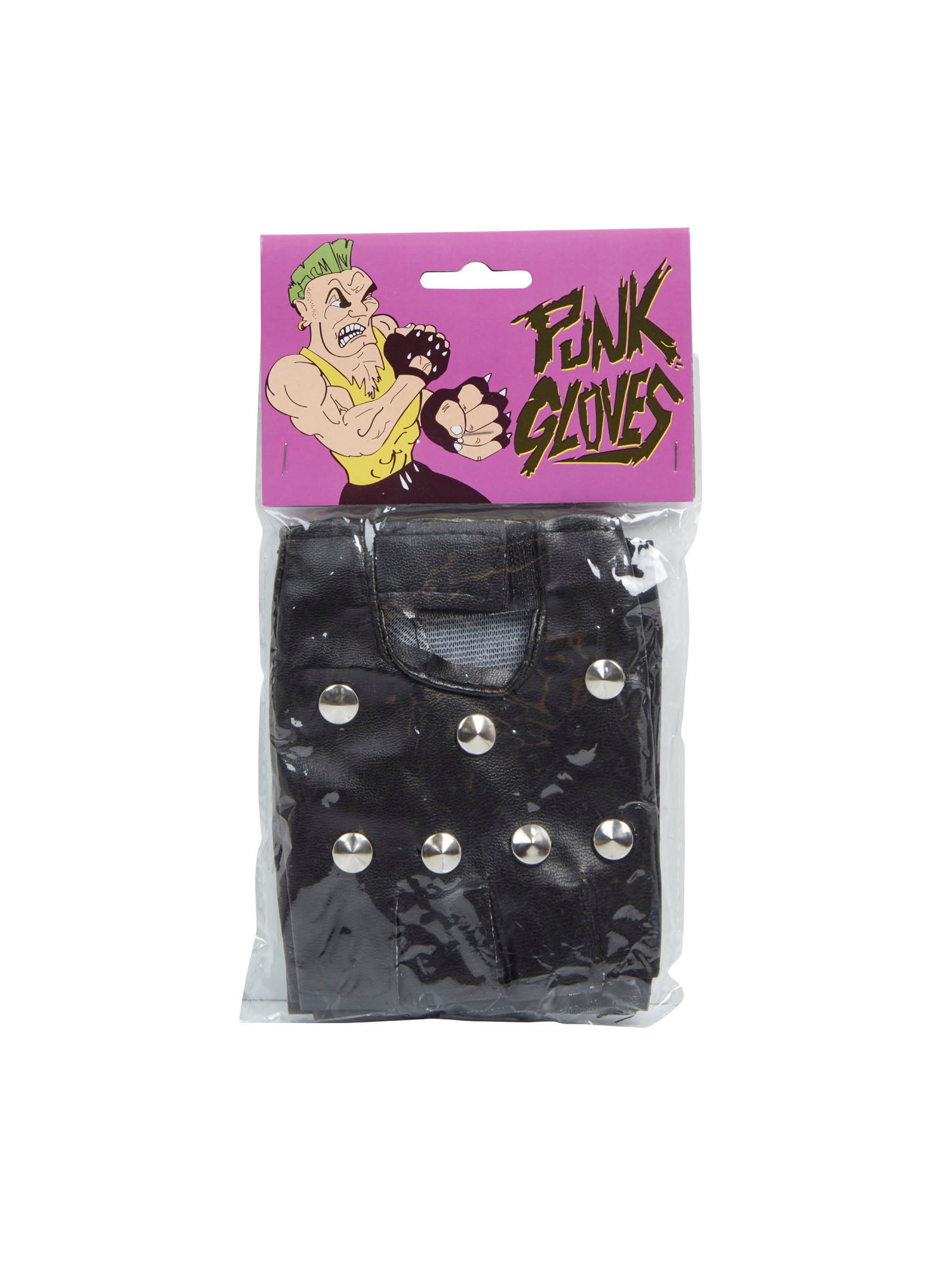 Punkhandschoenen Studs Kostuumaccessoire