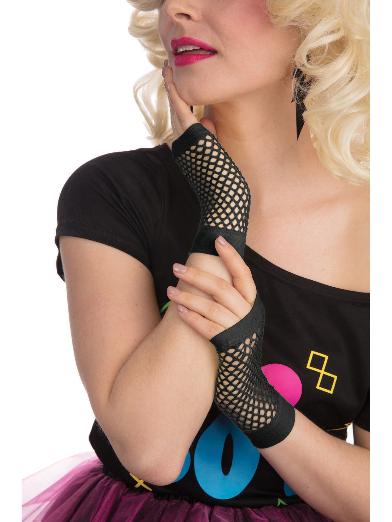 Visnet Handschoenen Kort Kostuumaccessoire