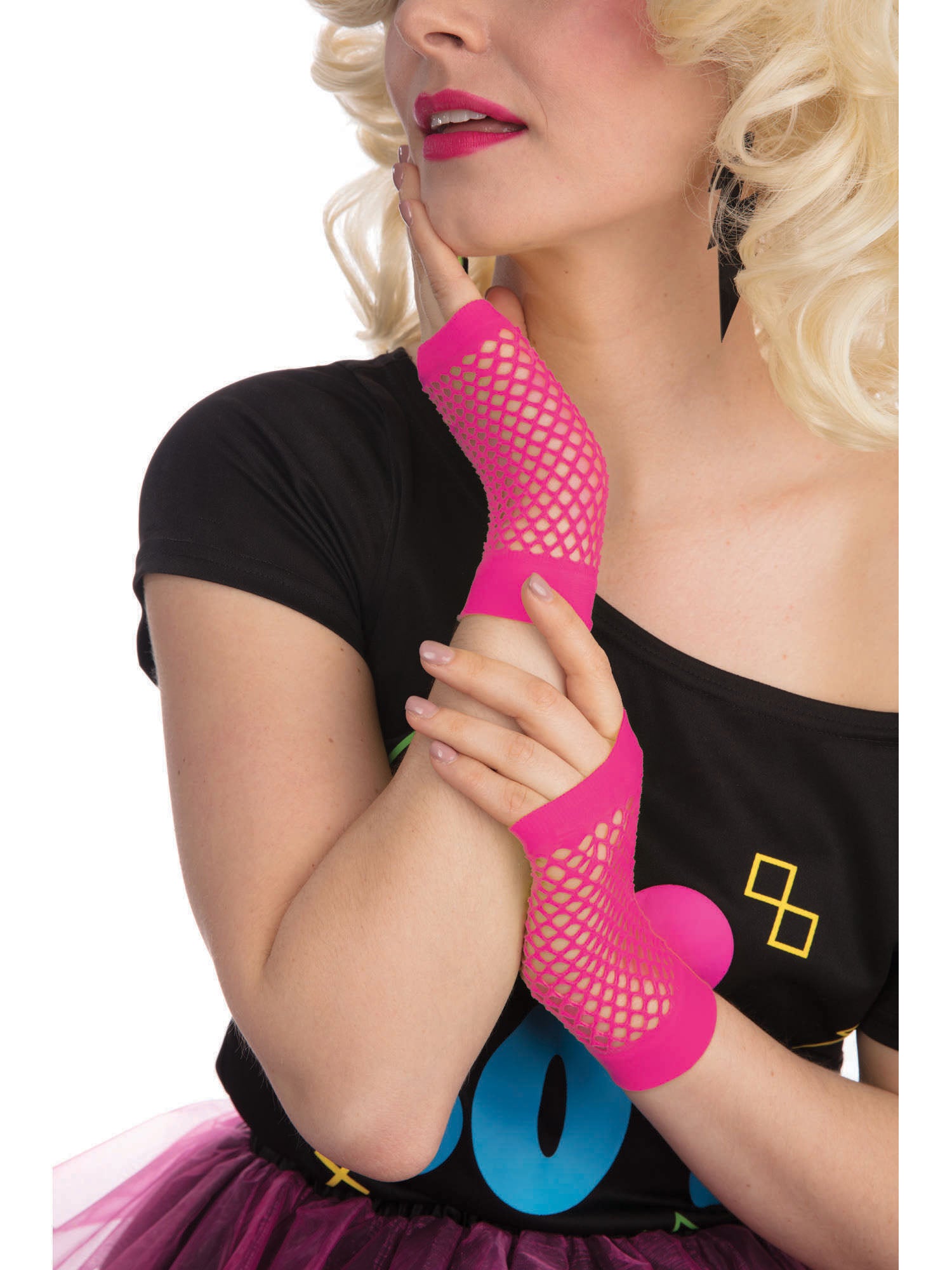Visnet Handschoenen Kort Kostuumaccessoire