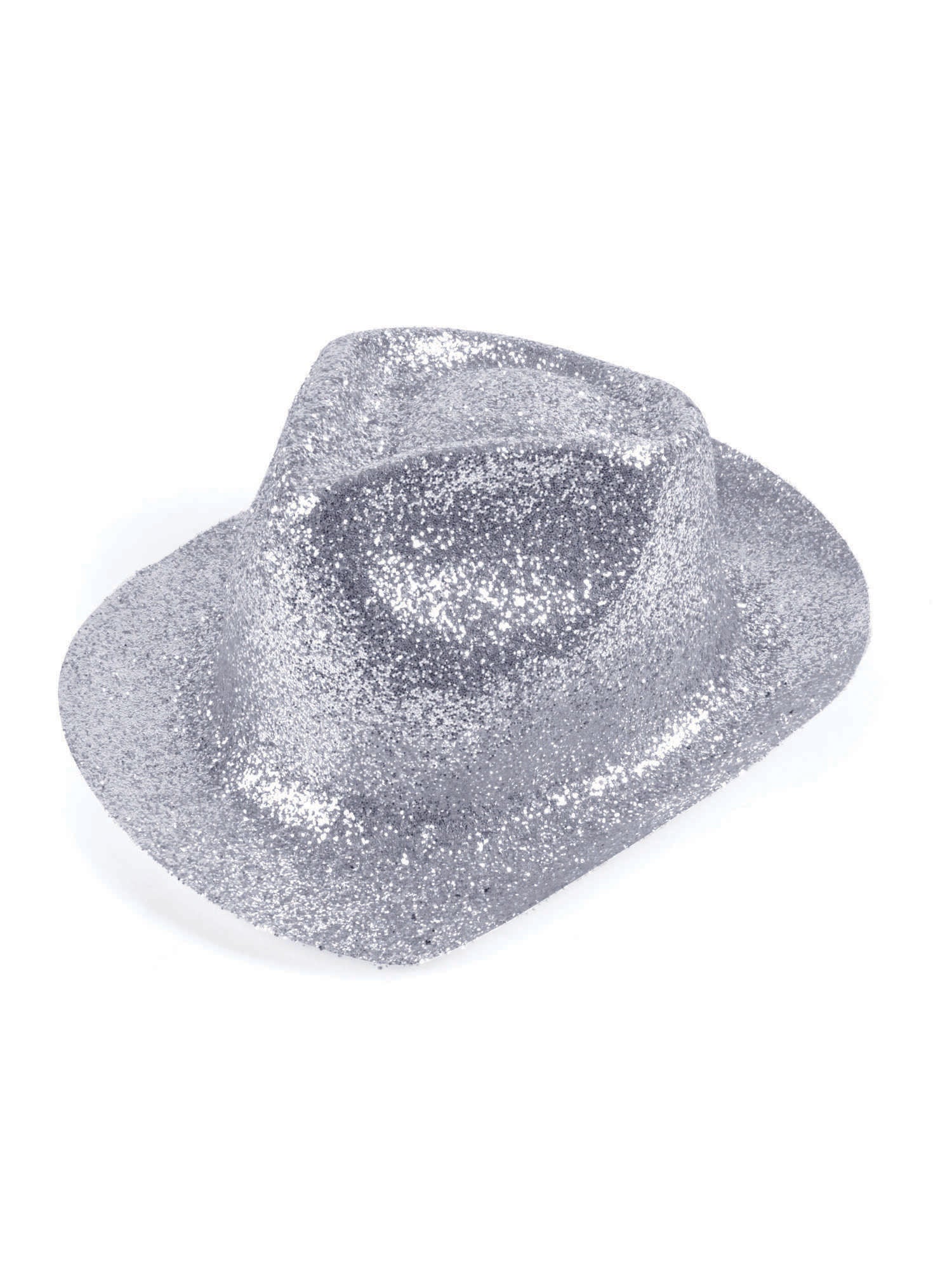 Zilveren Glitter Trilby