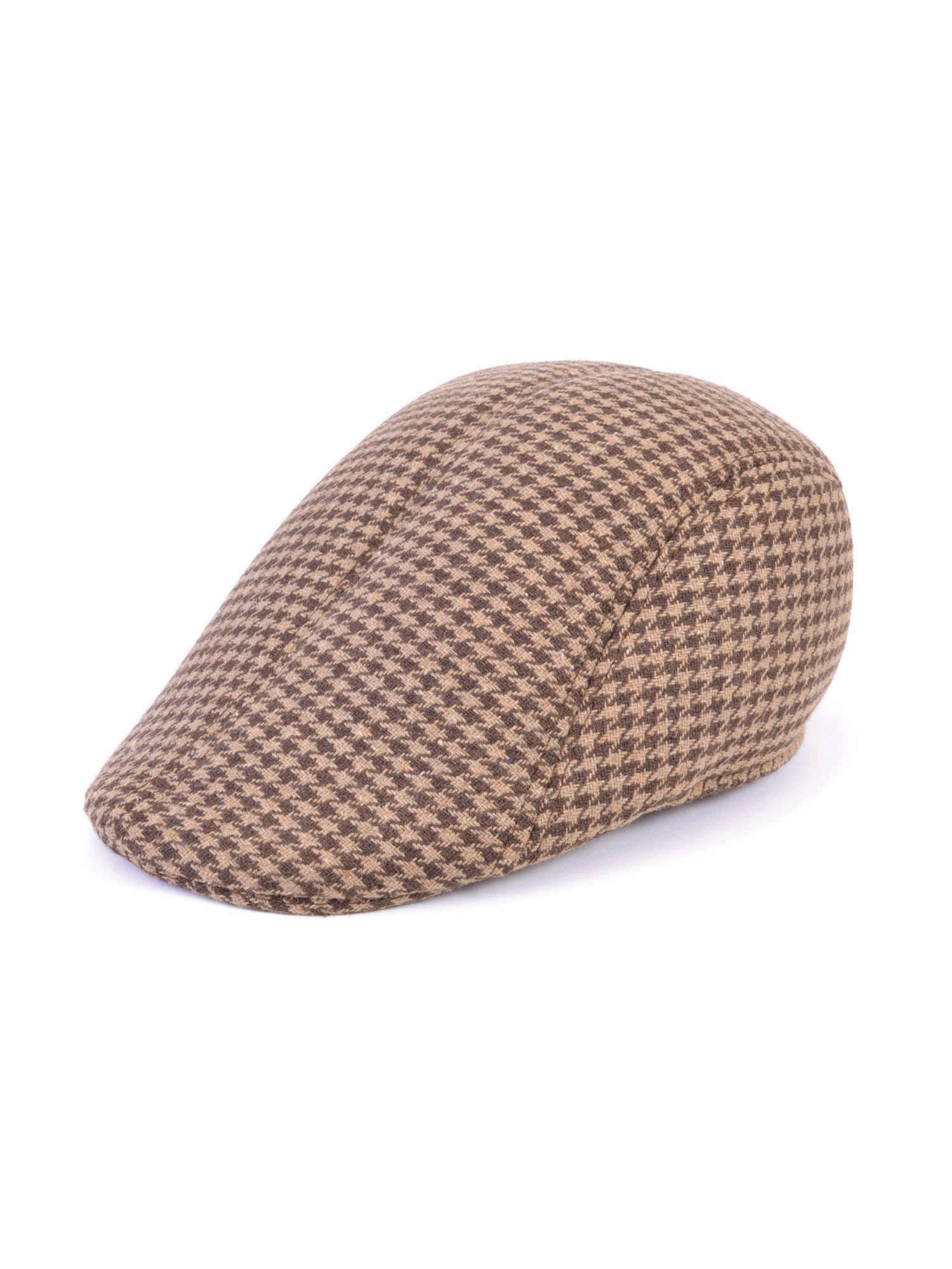Bruine Tweed Flat Cap