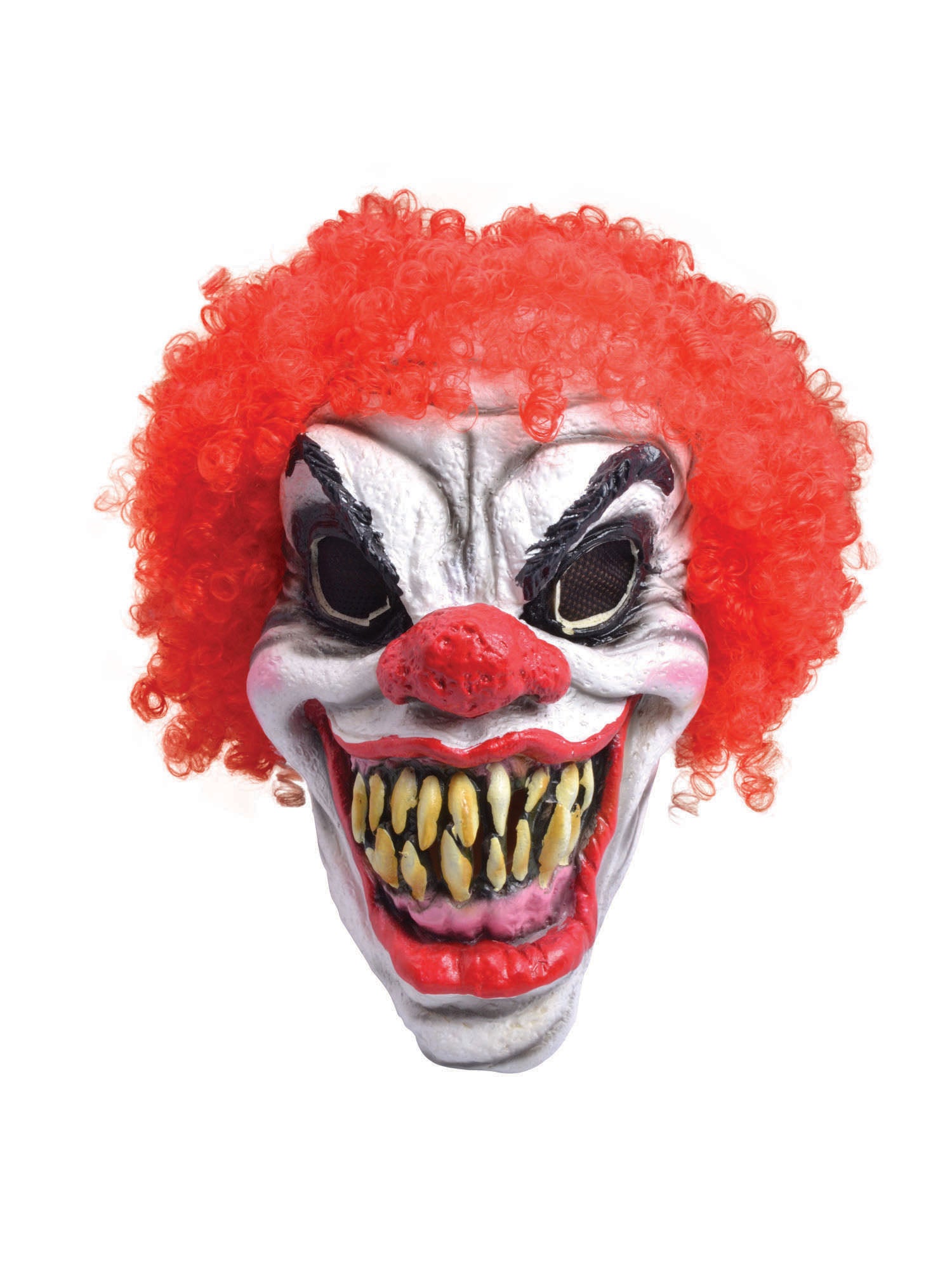 Schuim Clown Masker & Haar