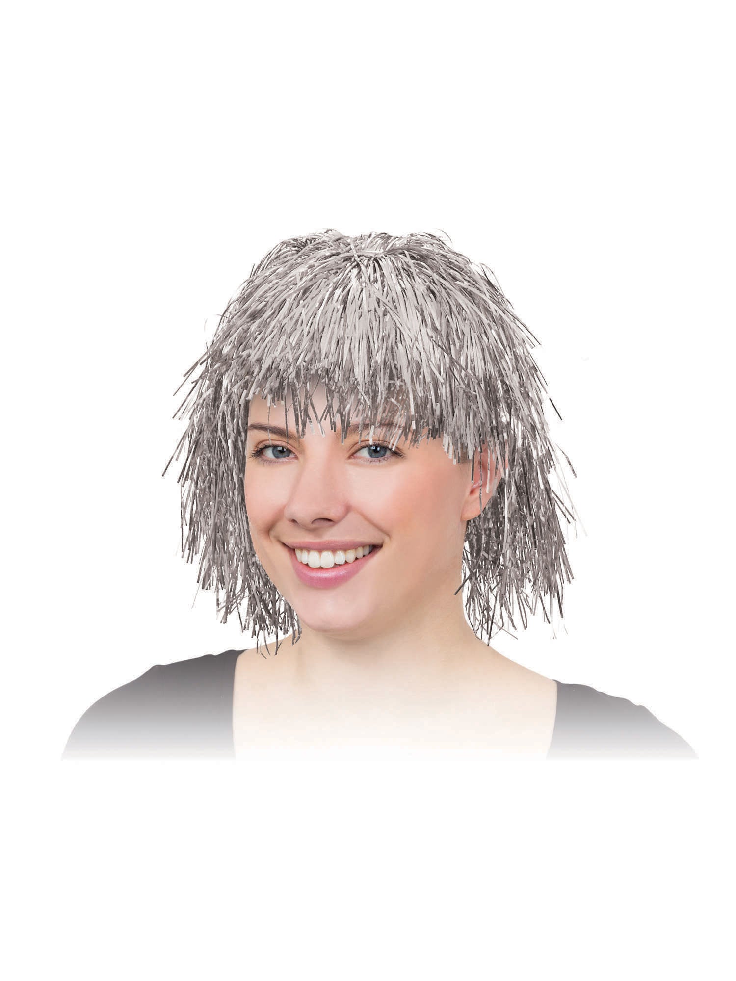 Zilveren Slingerguirlande Pruik