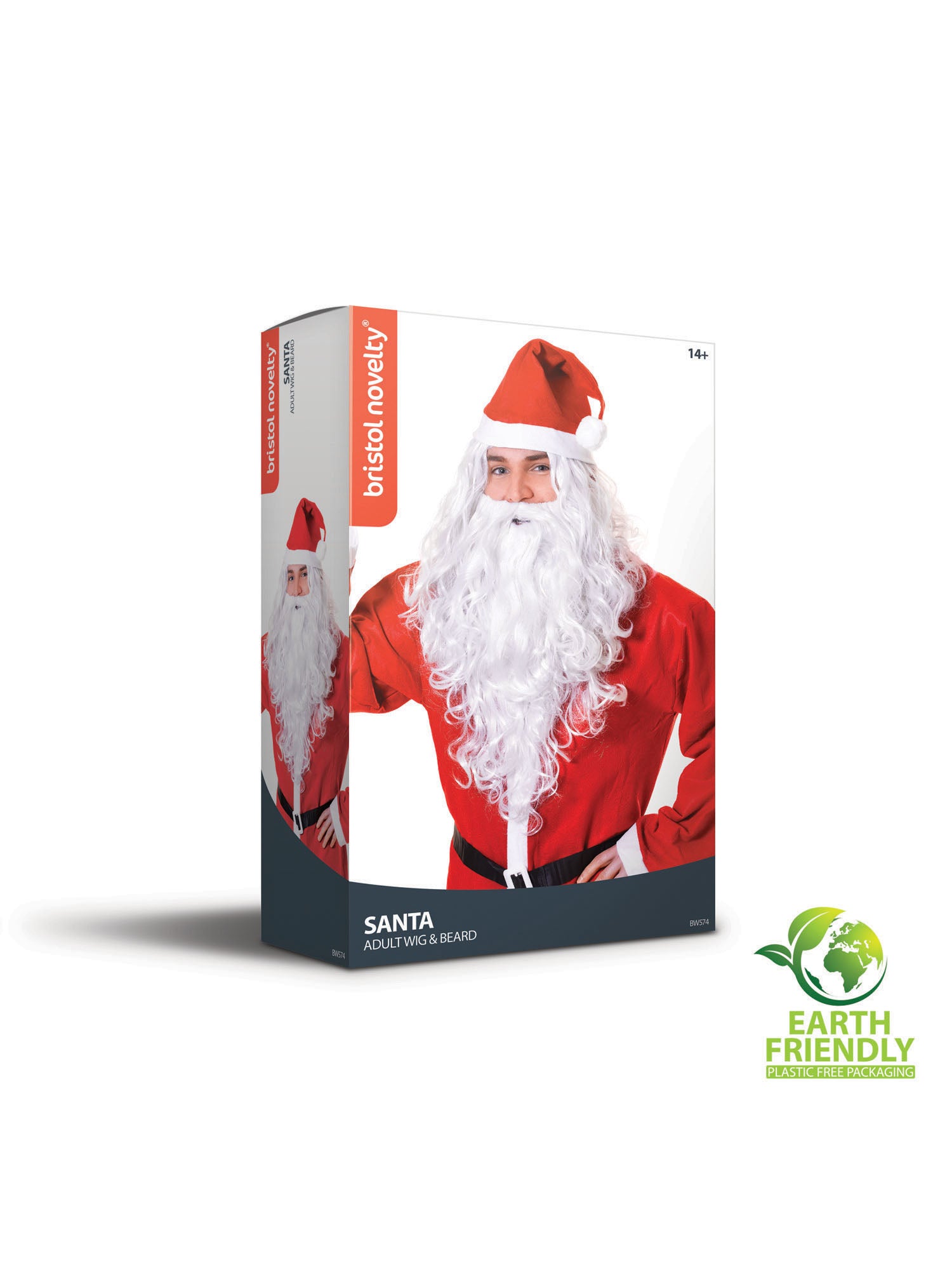 Witte Kerstmanpruik