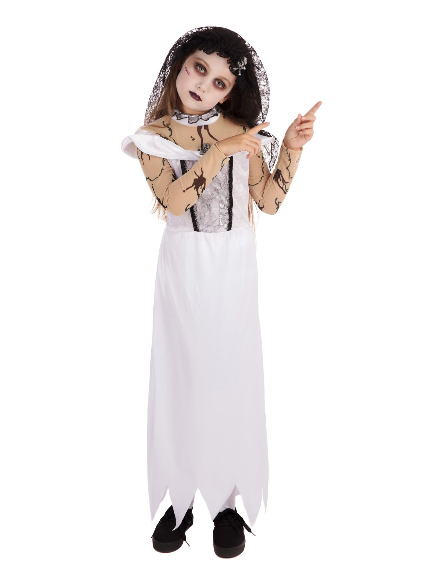 Kinderkostuum Zombie Bruid