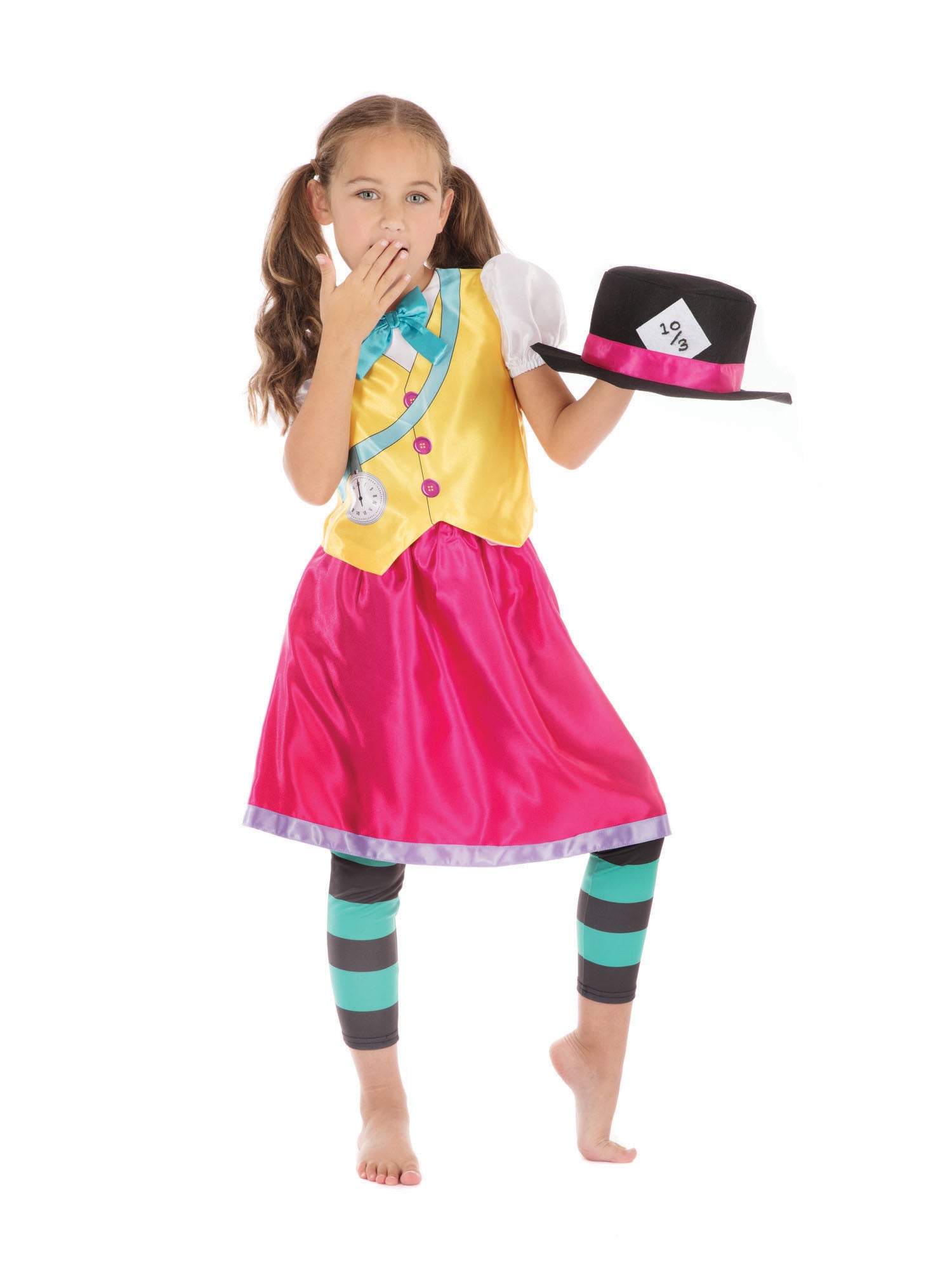 Kinderkostuum Mad Hatter Meisje