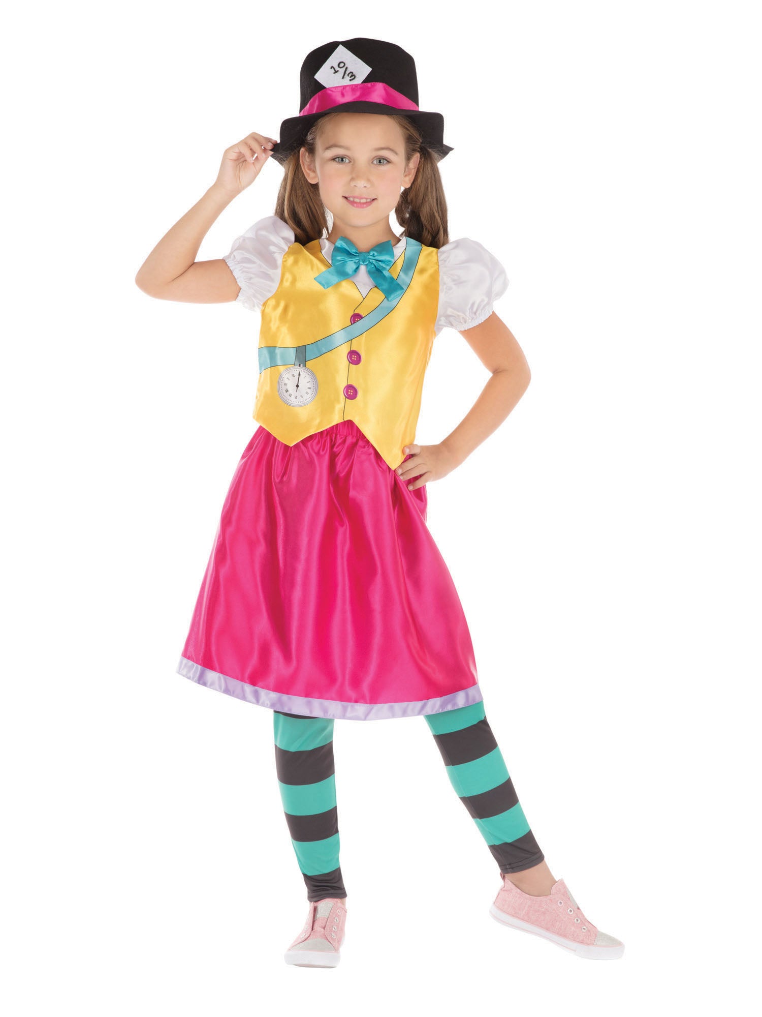 Kinderkostuum Mad Hatter Meisje